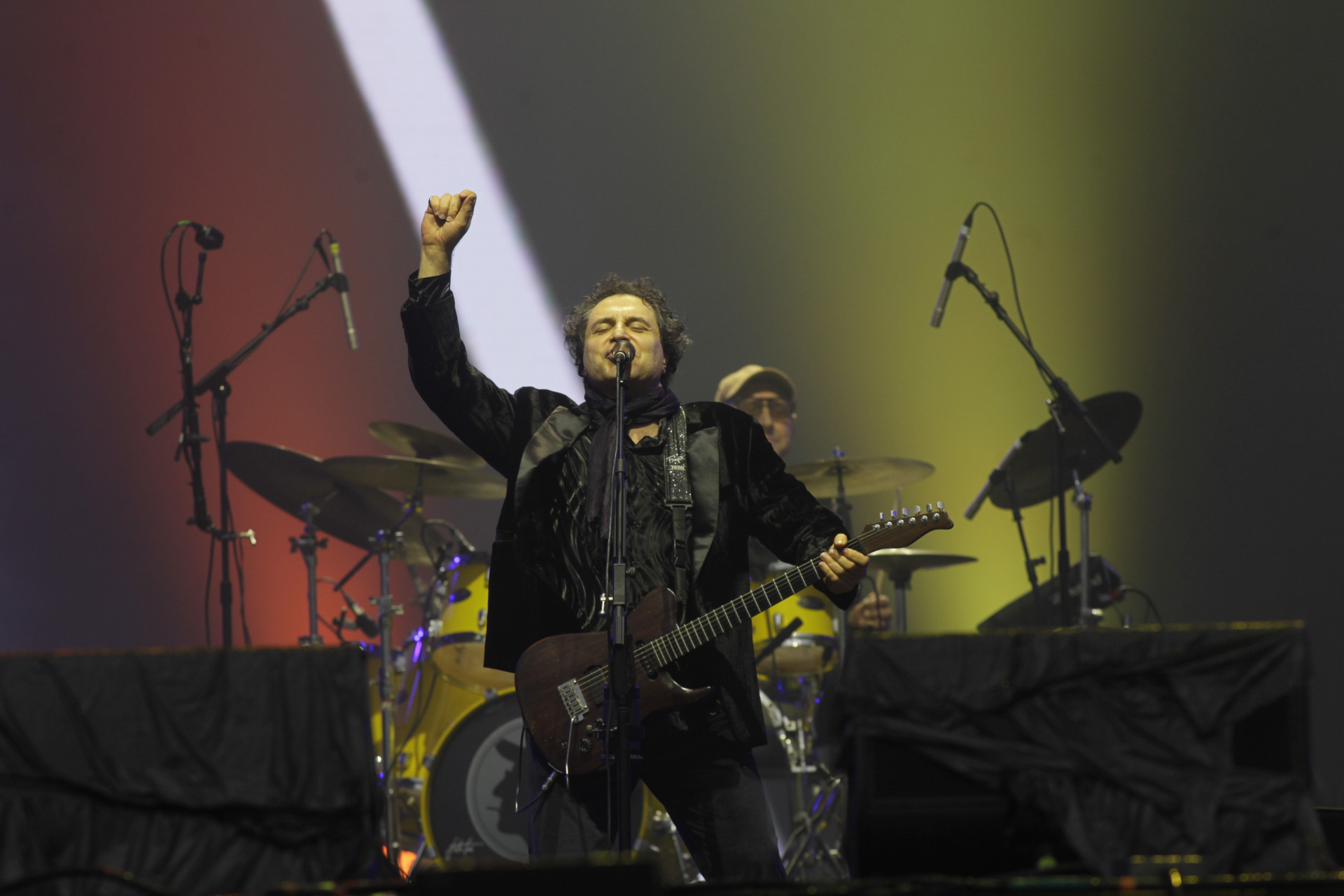 Banda Barão Vermelho se apresenta no Palco Mundo do Rock in Rio, no domingo (6) - Reginaldo Pimenta/Agência O Dia
