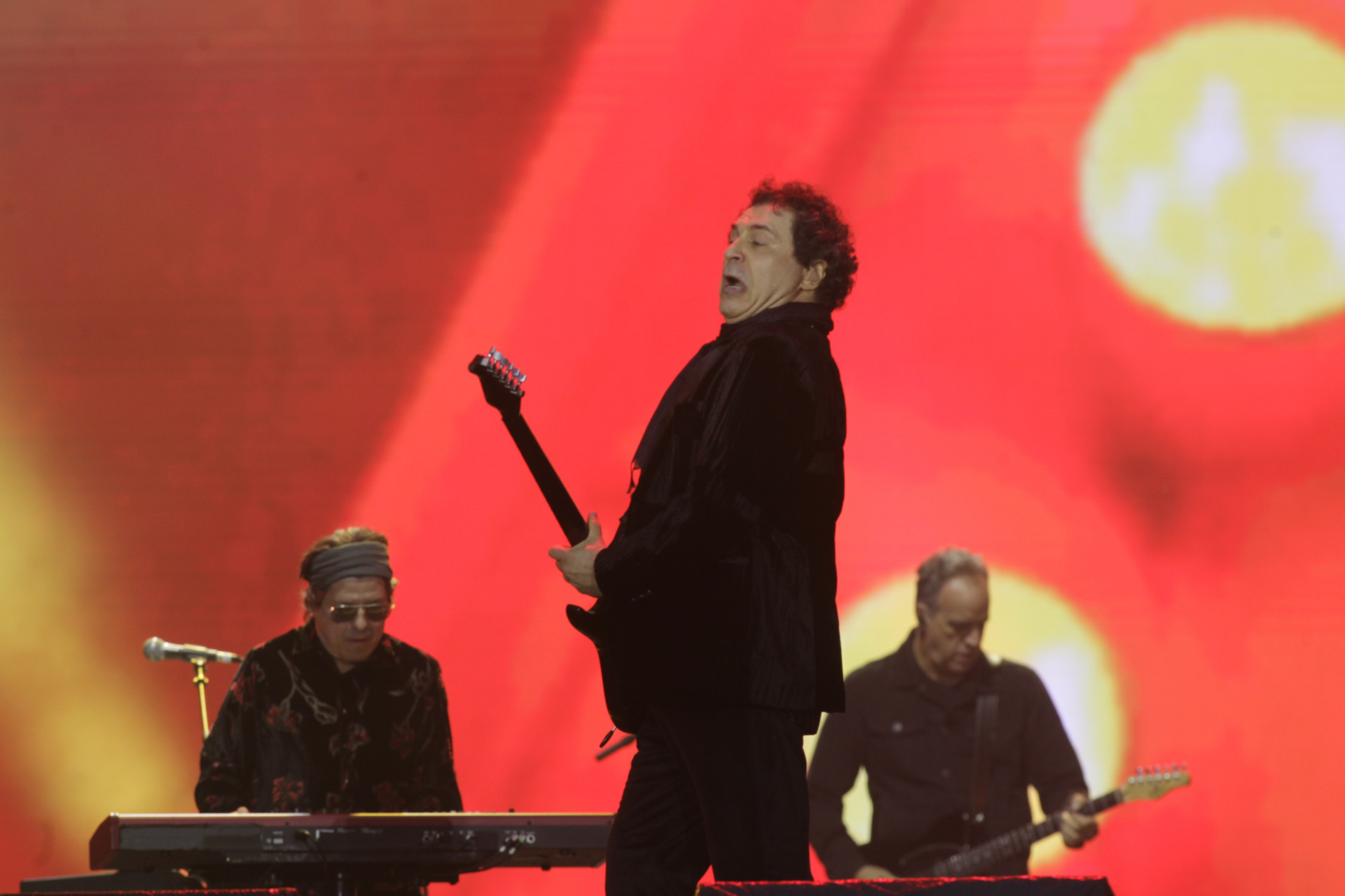 Banda Barão Vermelho se apresenta no Palco Mundo do Rock in Rio, no domingo (6) - Reginaldo Pimenta/Agência O Dia