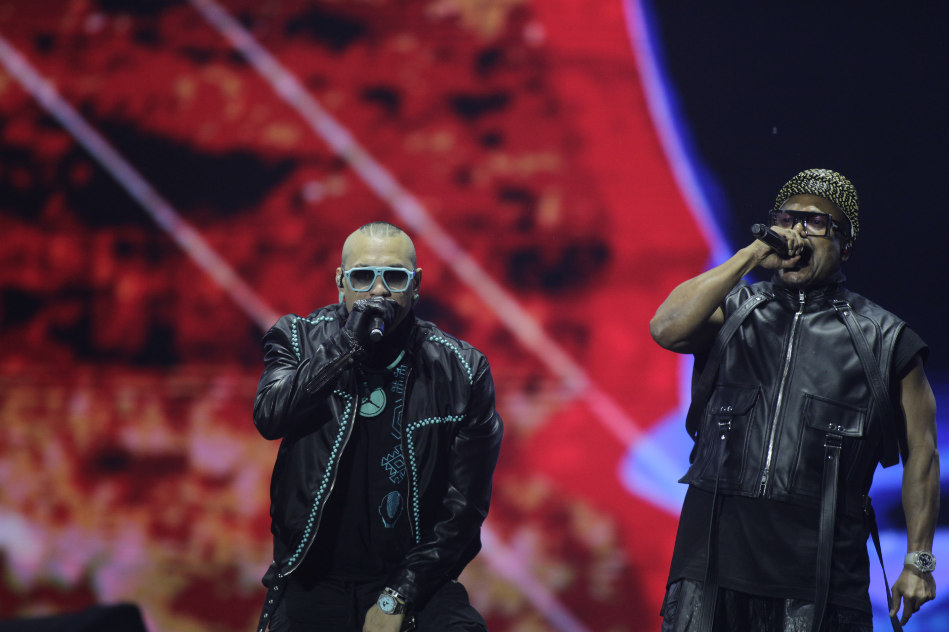 O grupo Black Eyed Peas se apresentou no Palco Mundo do Rock in Rio neste domingo (06). - Reginaldo Pimenta / Agencia O Dia