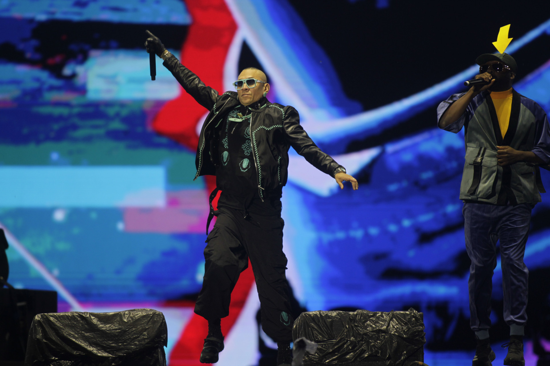 O grupo Black Eyed Peas se apresentou no Palco Mundo do Rock in Rio neste domingo (06). - Reginaldo Pimenta / Agencia O Dia