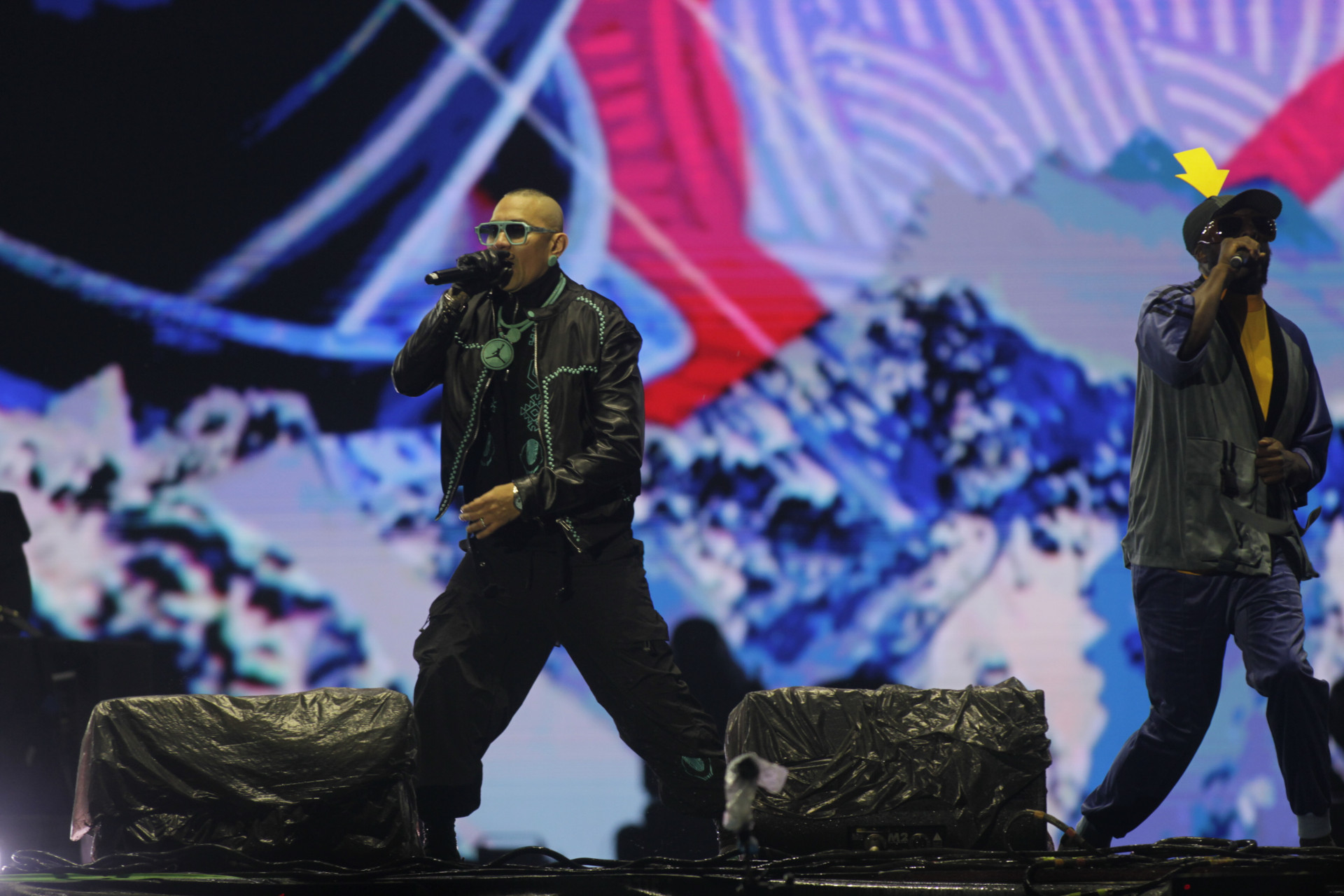 O grupo Black Eyed Peas se apresentou no Palco Mundo do Rock in Rio neste domingo (06). - Reginaldo Pimenta / Agencia O Dia