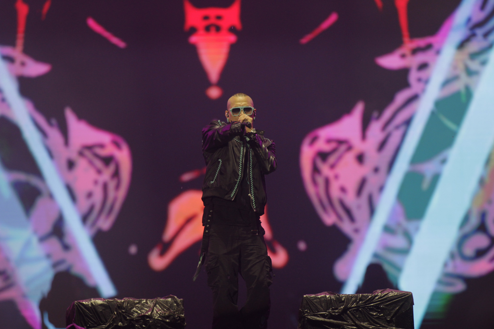 O grupo Black Eyed Peas se apresentou no Palco Mundo do Rock in Rio neste domingo (06). - Reginaldo Pimenta / Agencia O Dia