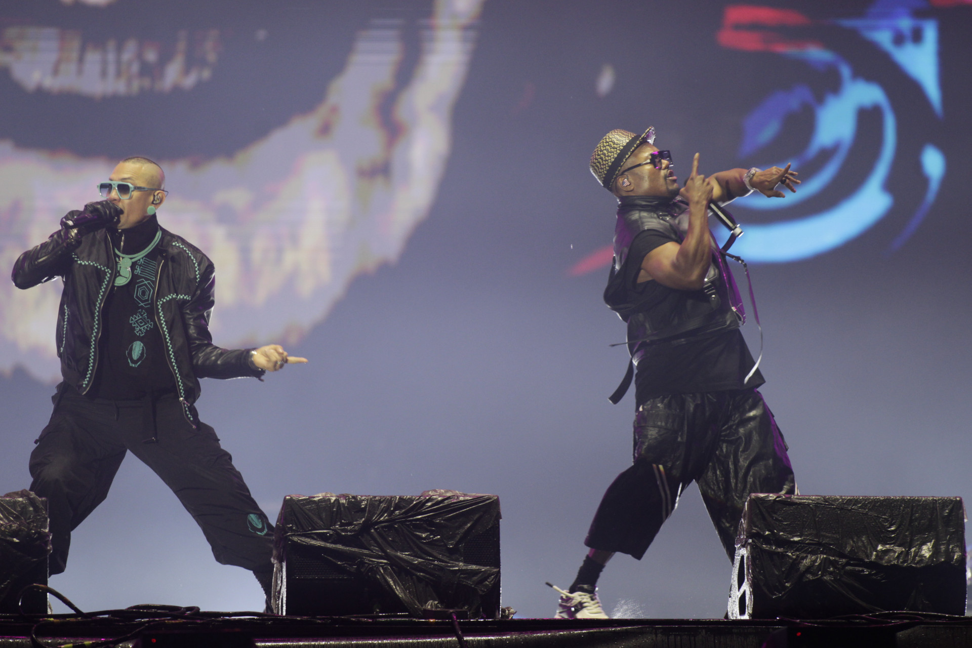 O grupo Black Eyed Peas se apresentou no Palco Mundo do Rock in Rio neste domingo (06). - Reginaldo Pimenta / Agencia O Dia