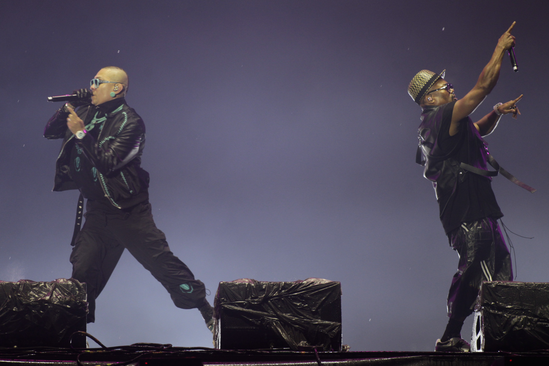 O grupo Black Eyed Peas se apresentou no Palco Mundo do Rock in Rio neste domingo (06). - Reginaldo Pimenta / Agencia O Dia