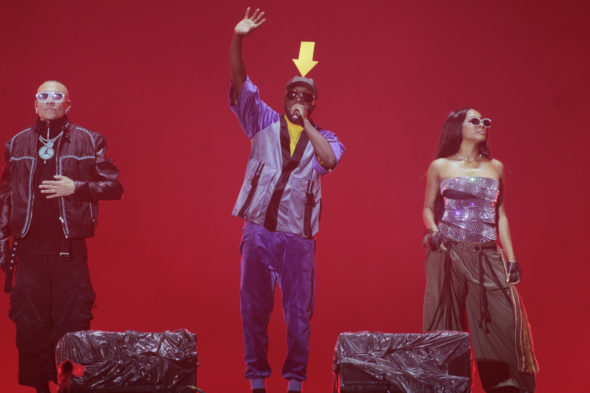 O grupo Black Eyed Peas se apresentou no Palco Mundo do Rock in Rio neste domingo (06). - Reginaldo Pimenta/Agência O Dia