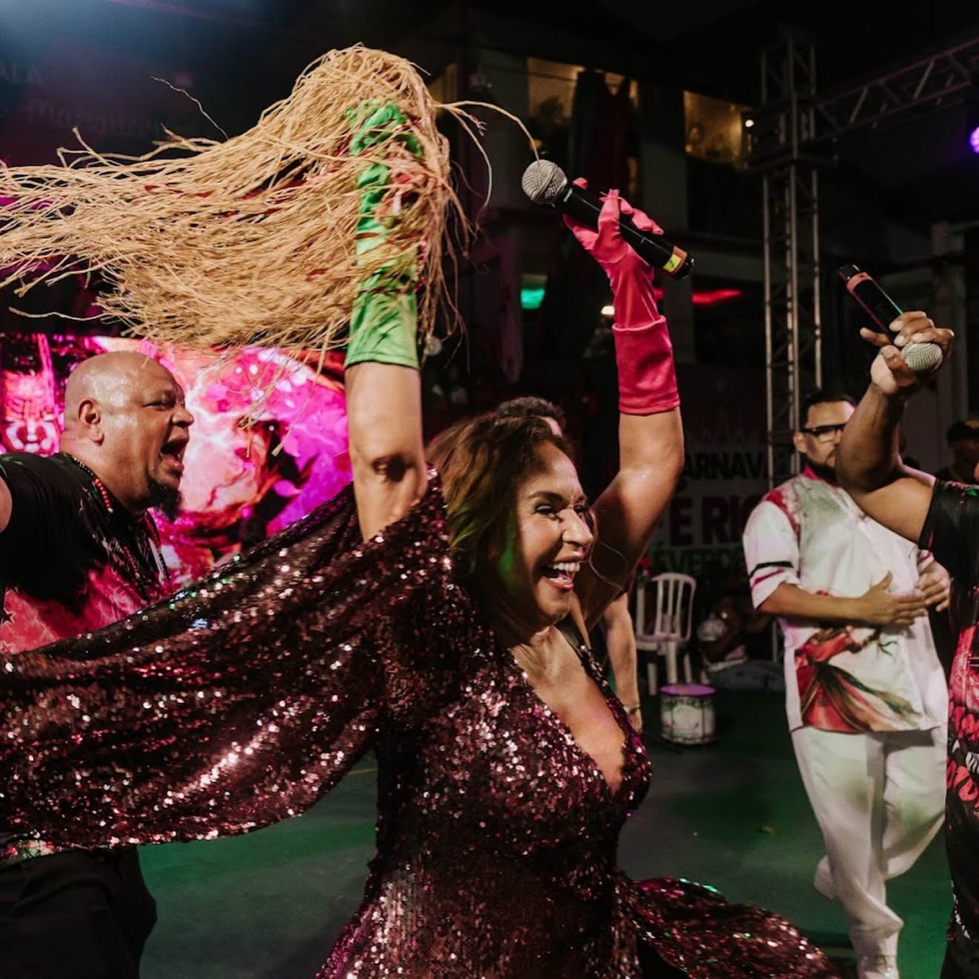 Daniela Mercury ajudou a defender o samba campeã - Divulgação