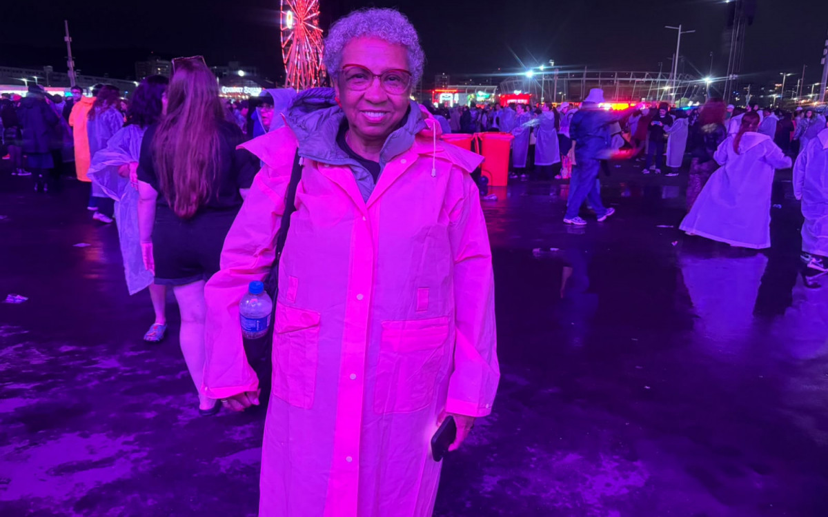 Elisabete Conceição no show do Roupa Nova no Rock in Rio 2026