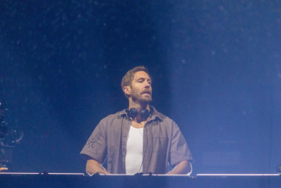 O DJ Calvin Harris fechou a noite do terceiro dia do Rock in Rio, no Palco Mundo neste domingo( (06). - Carlos Elias Junior/Agência O Dia