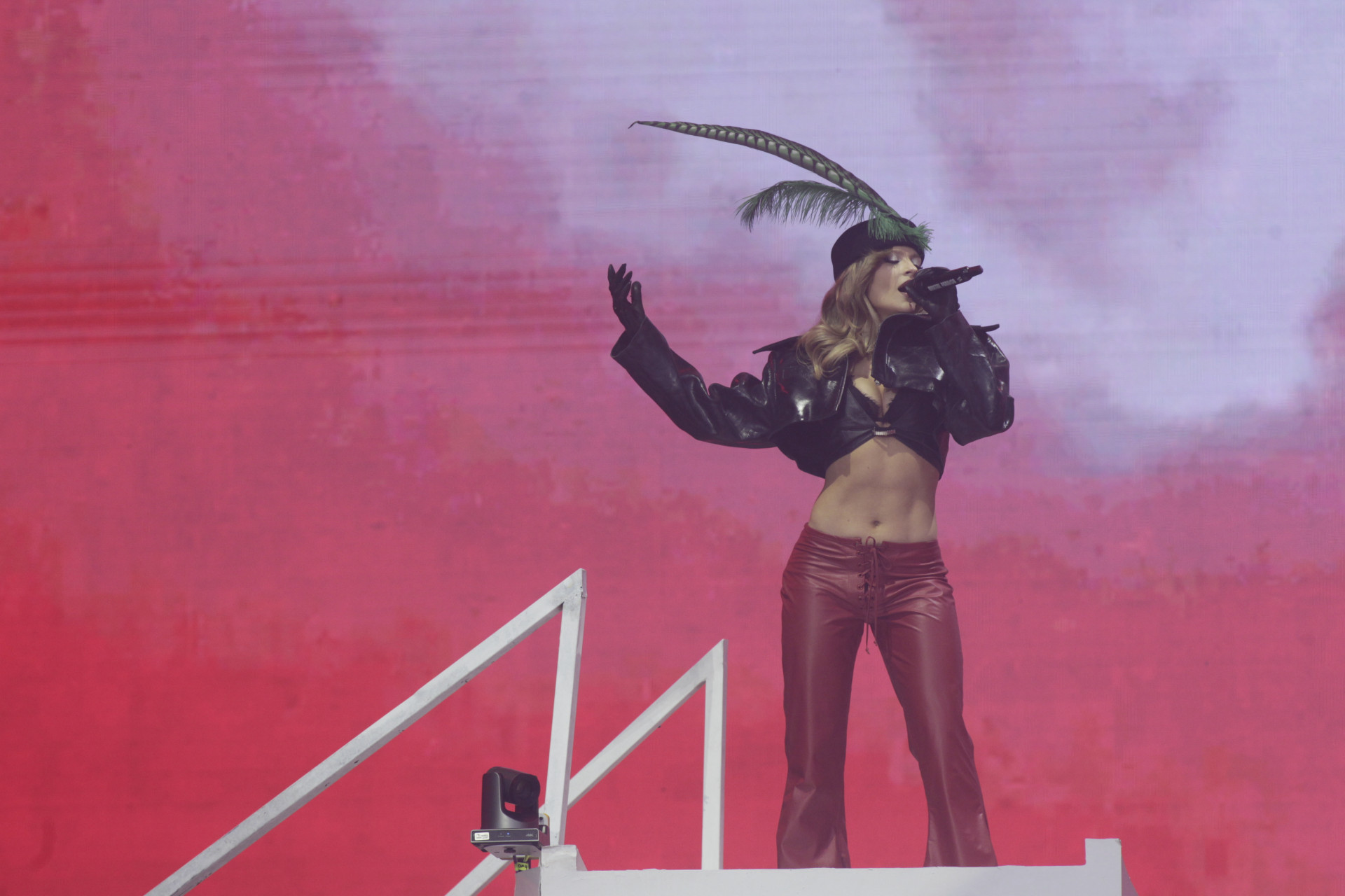 Luísa Sonza se apresenta no Palco Mundo do Rock in Rio, nesta segunda-feira (07). - Reginaldo Pimenta / Agencia O Dia