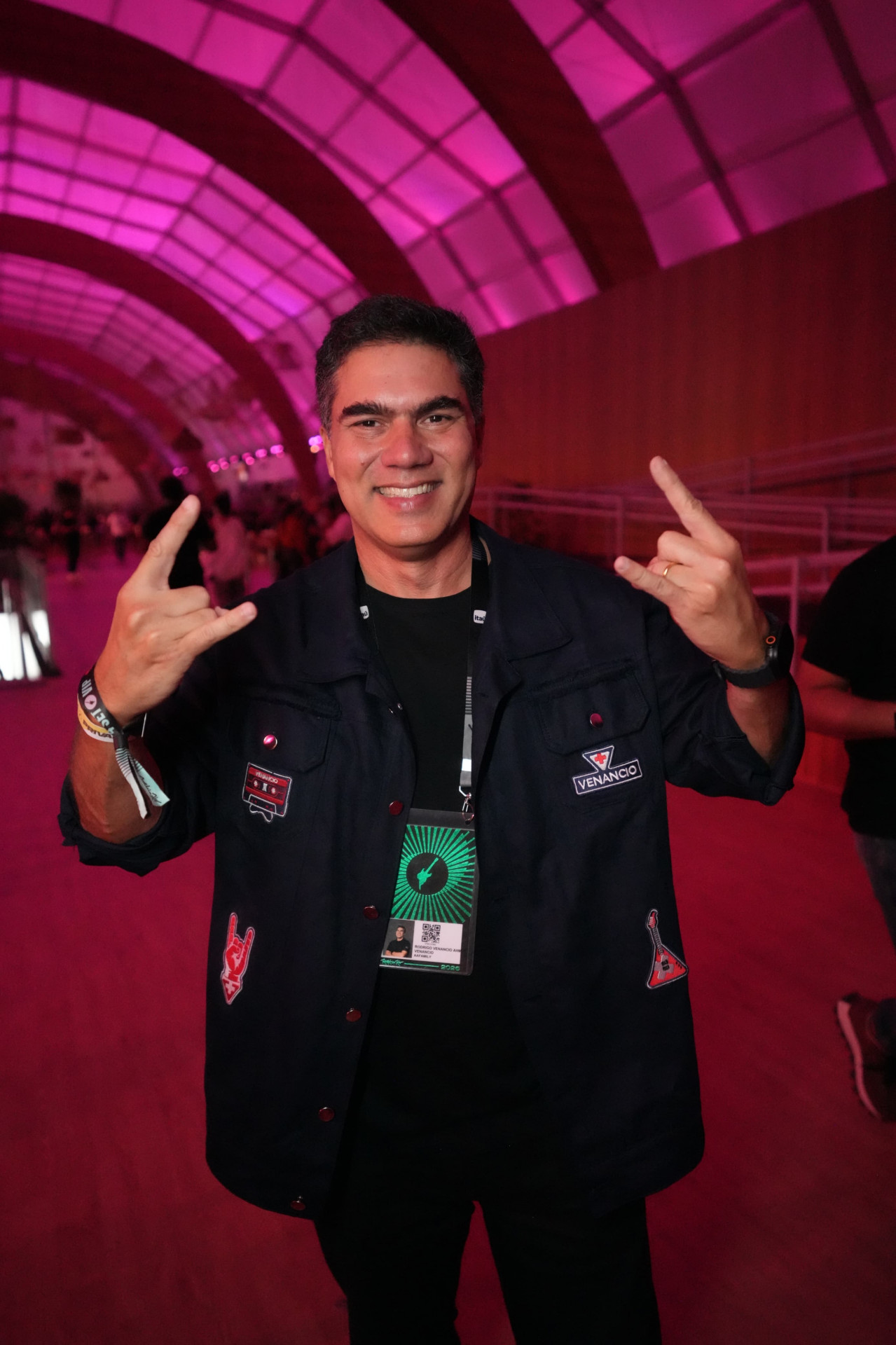 Rodrigo Venâncio também aproveitou o clima do Rock in Rio
