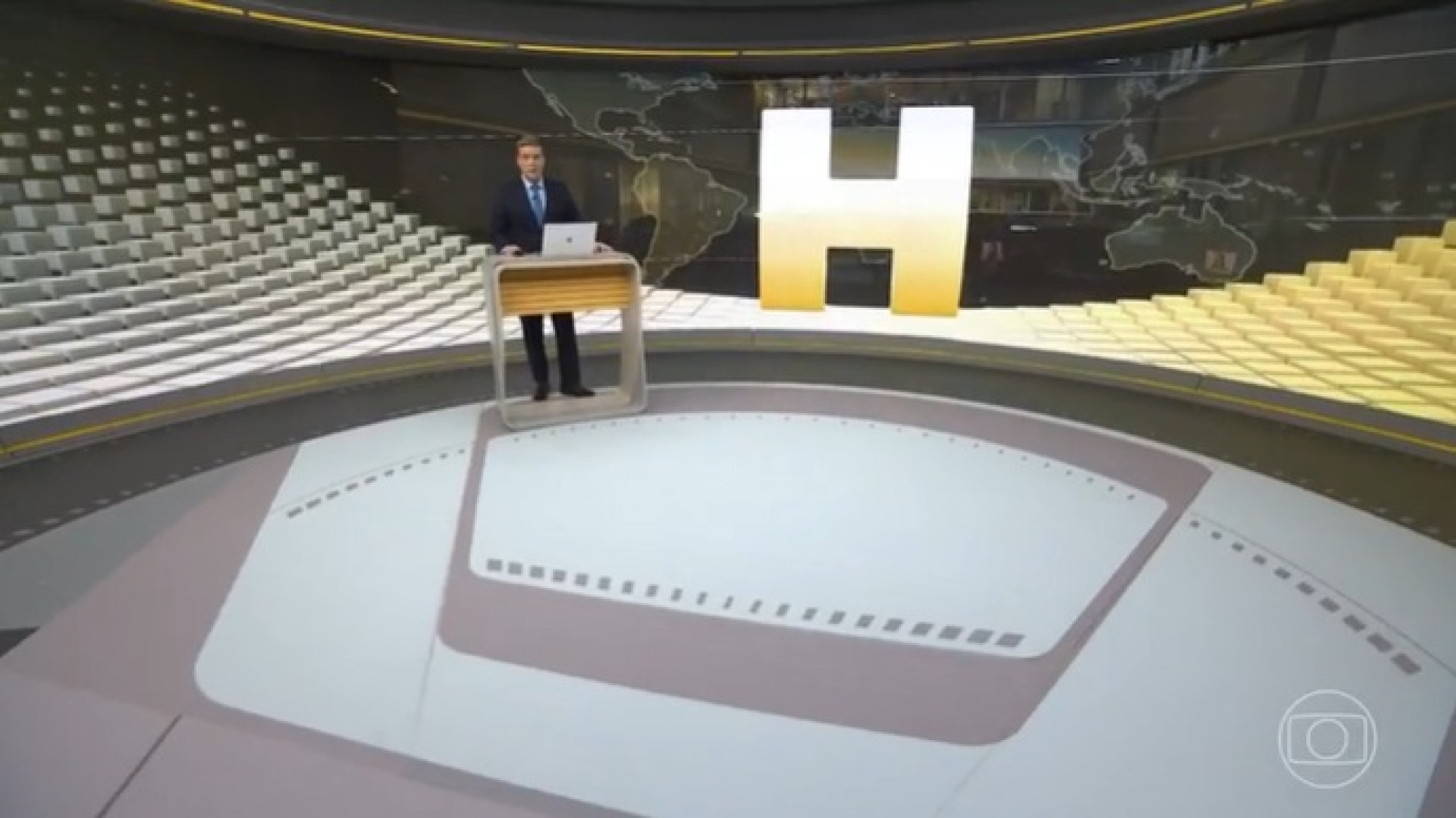 'Jornal Hoje' apresentou falha no áudio durante a escalada  - Reprodução/ Globoplay 