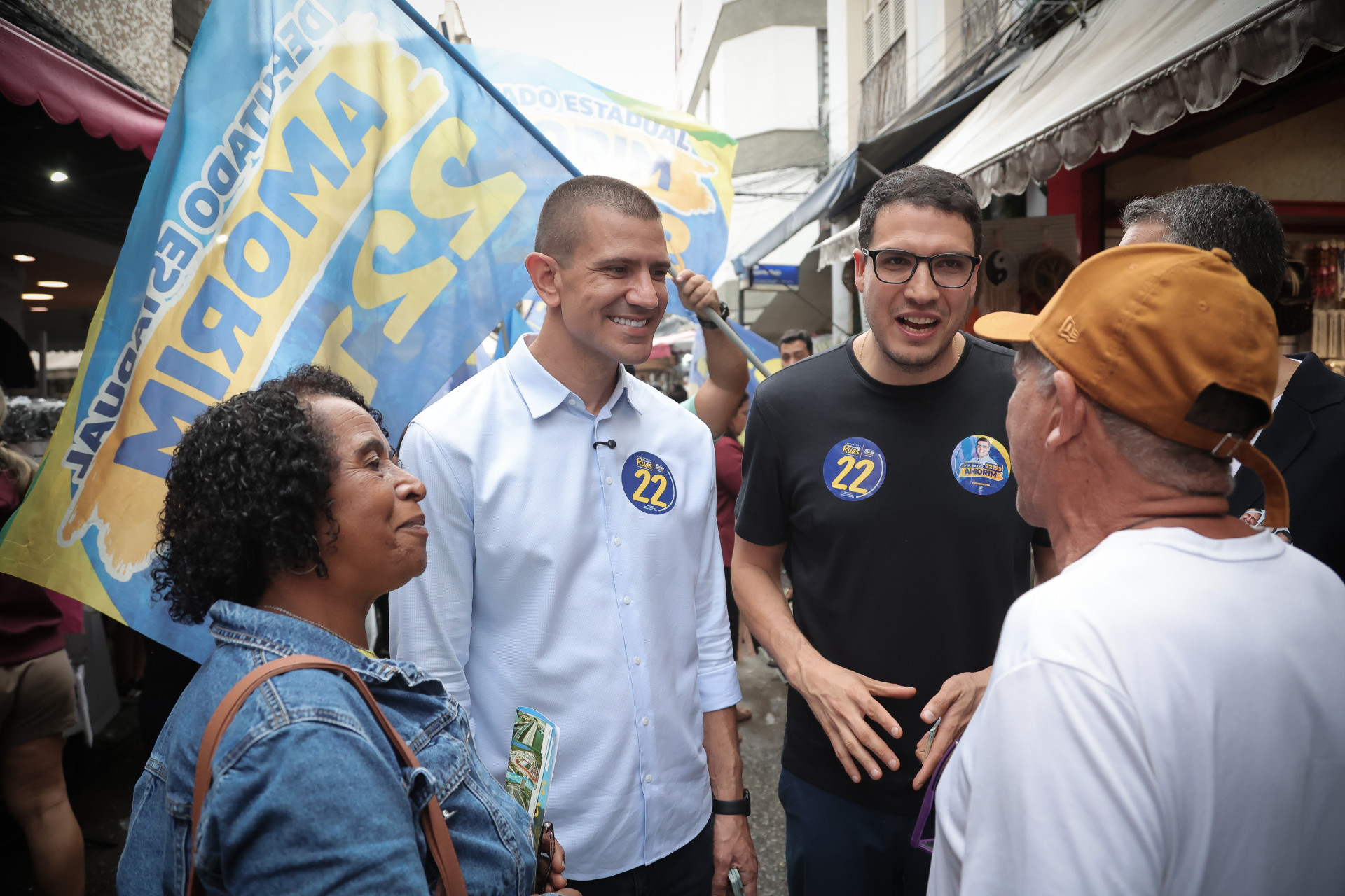Douglas Ruas (PL) realizou caminhada pelo Saara, na Região Central do Rio - Divulgação