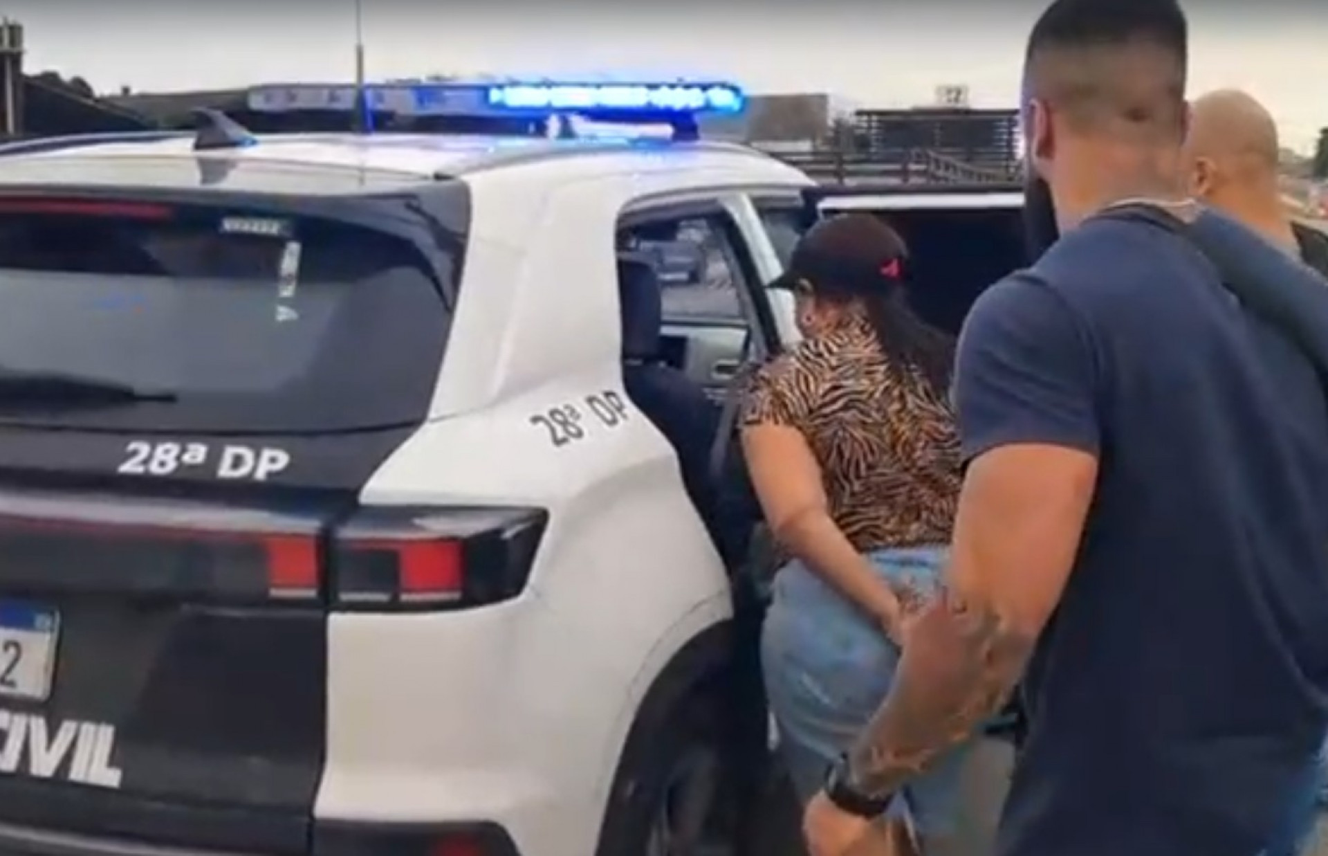 Shirley Ângelo foi encontrada na Rodovia Presidente Dutra, altura de Nova Iguaçu - Reprodução