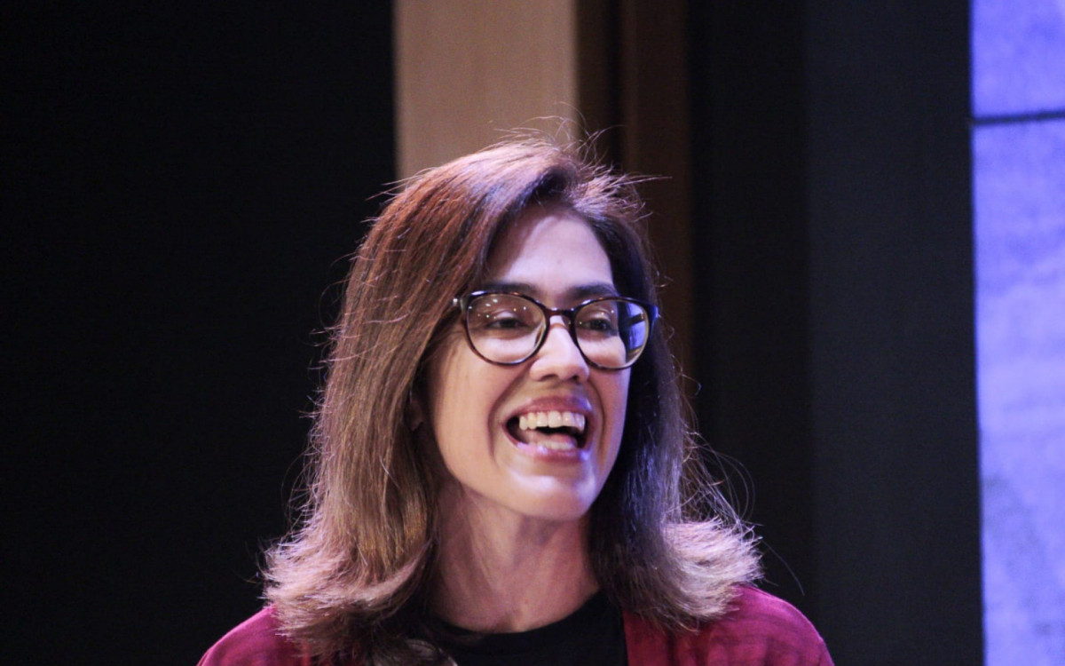 Juliete Pantoja (UP) participou de sabatina, nesta quinta-feira (10), no auditório da Fecomércio