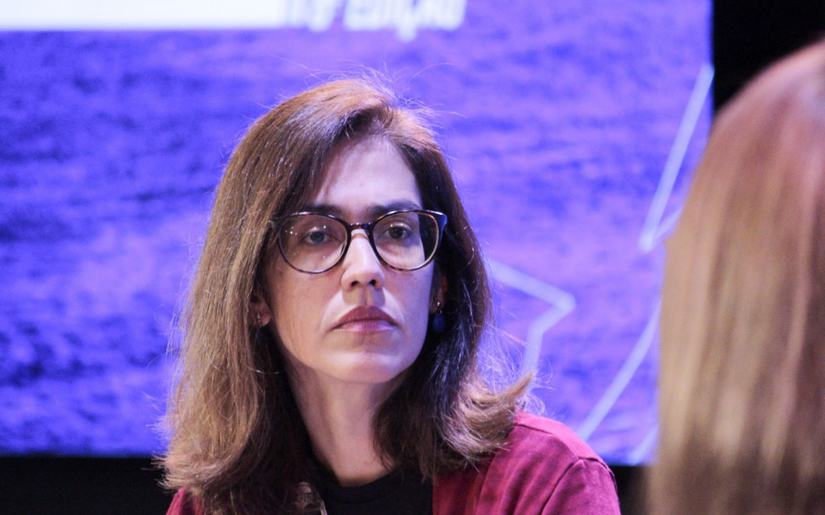 Juliete Pantoja (UP) participou de sabatina, nesta quinta-feira (10), no auditório da Fecomércio