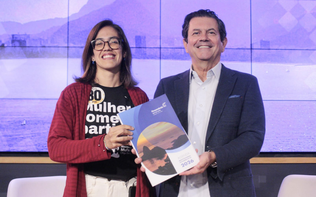 Juliete Pantoja (UP) participou de sabatina, nesta quinta-feira (10), no auditório da Fecomércio
