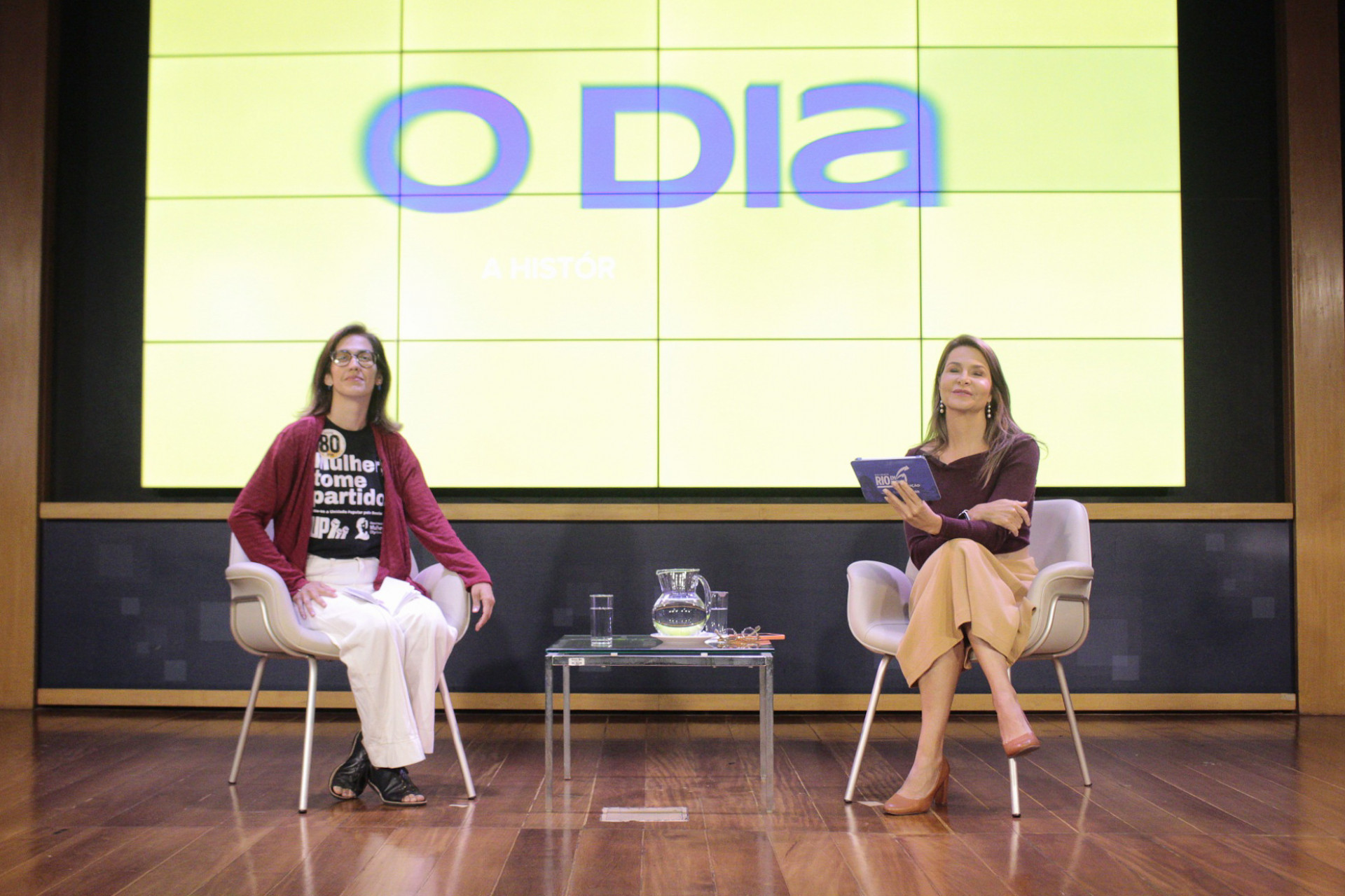 Sabatina para governador com a candidata Juliete Pantoja, do Uni&atilde;o Popular (UP) - Carlos Elias Junior/Ag&ecirc;ncia O Dia