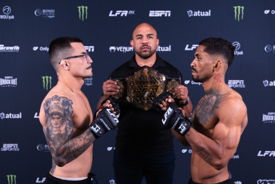 LFA 241 tem disputa de cinturão confirmada após Vinicius Pires e Rafael Pereira baterem o peso