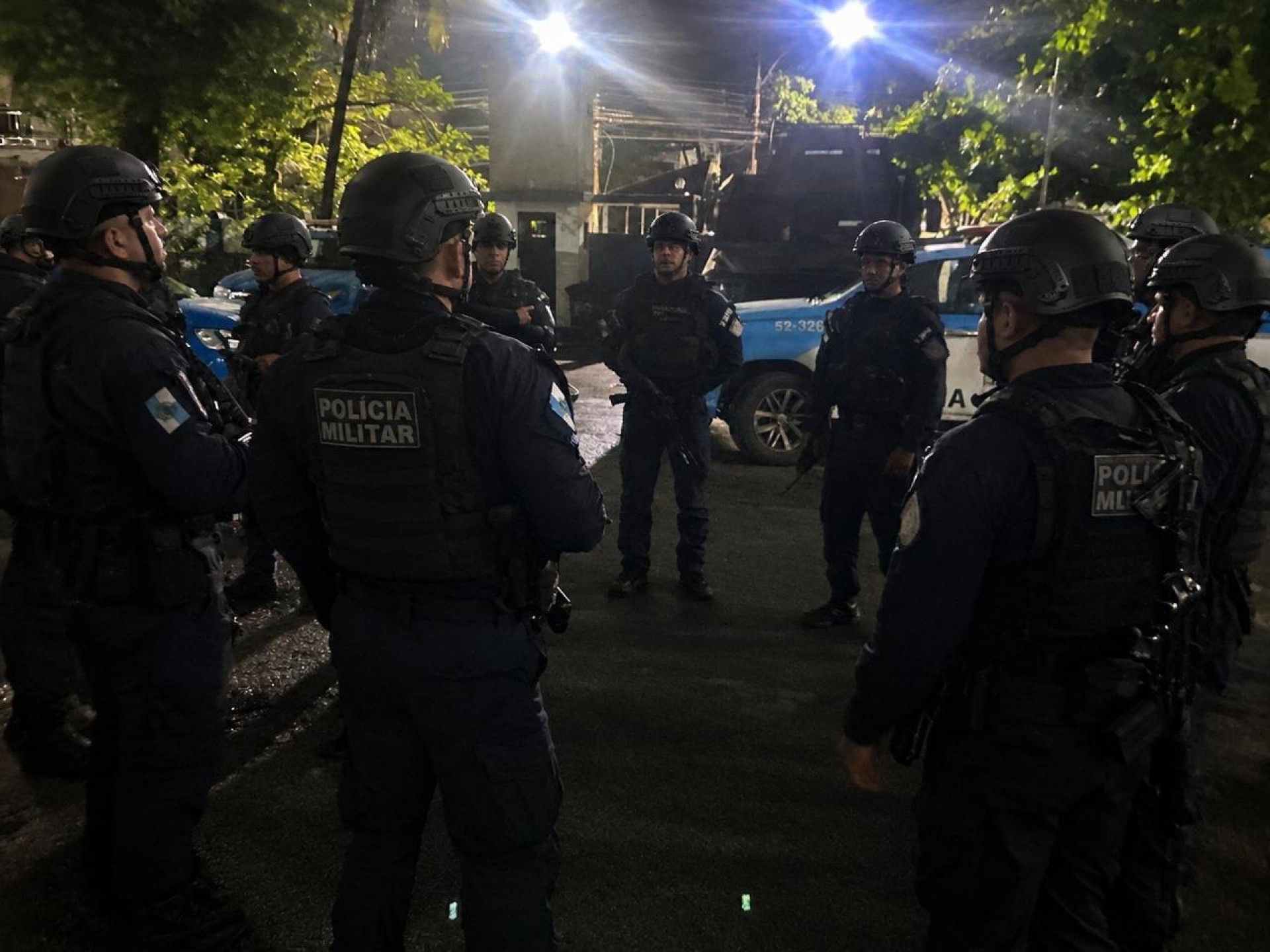 Policiais do 9º BPM (Rocha Miranda) saíram do batalhão para atuar no Campinho e Fubá - Reprodução / Redes Sociais