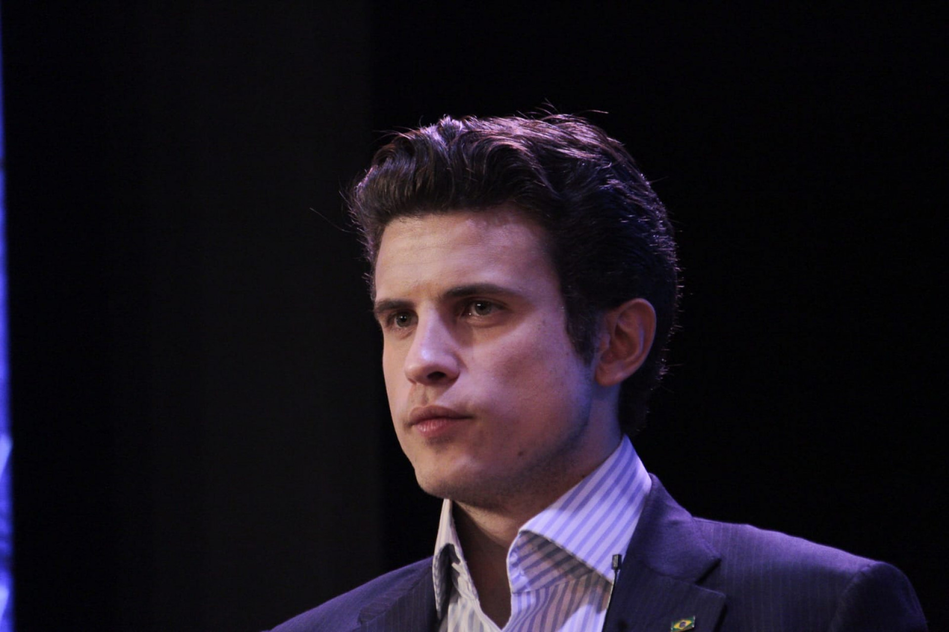 Candidato ao Governo do Rio, André Marinho (Novo) apresenta propostas em sabatina do O Dia e Fecomércio RJ - Carlos Elias Junior / Agência O Dia