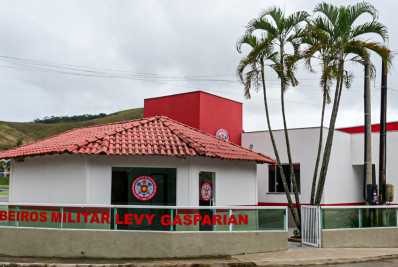 Levy Gasparian tem quartel do Corpo de Bombeiros ativado