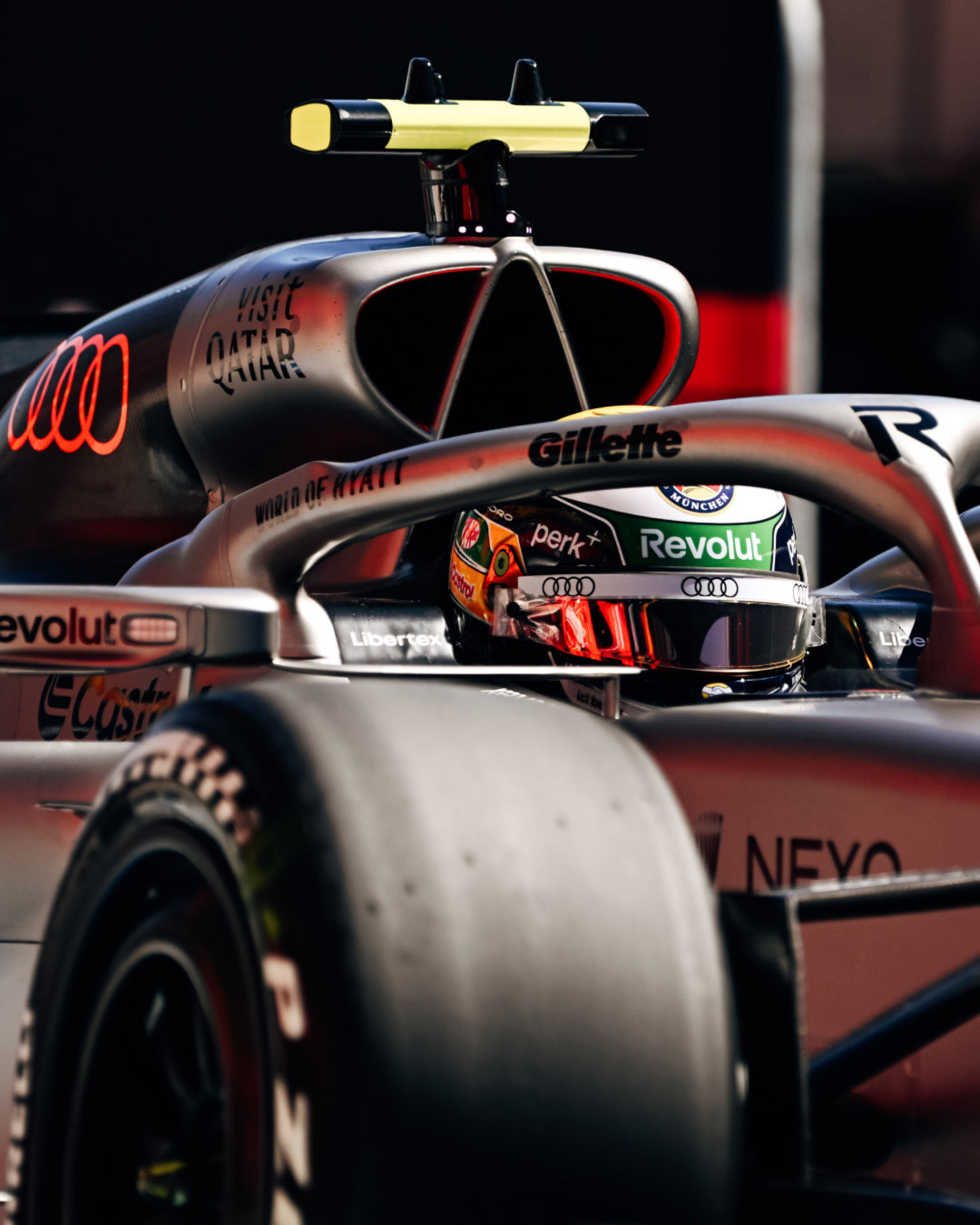 Gabriel Bortoleto &eacute; um dos representantes da Audi, ao lado de Nico H&uuml;lkenberg