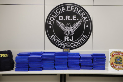 Polícias apreendem 200 kg de maconha e prendem três na Via Dutra