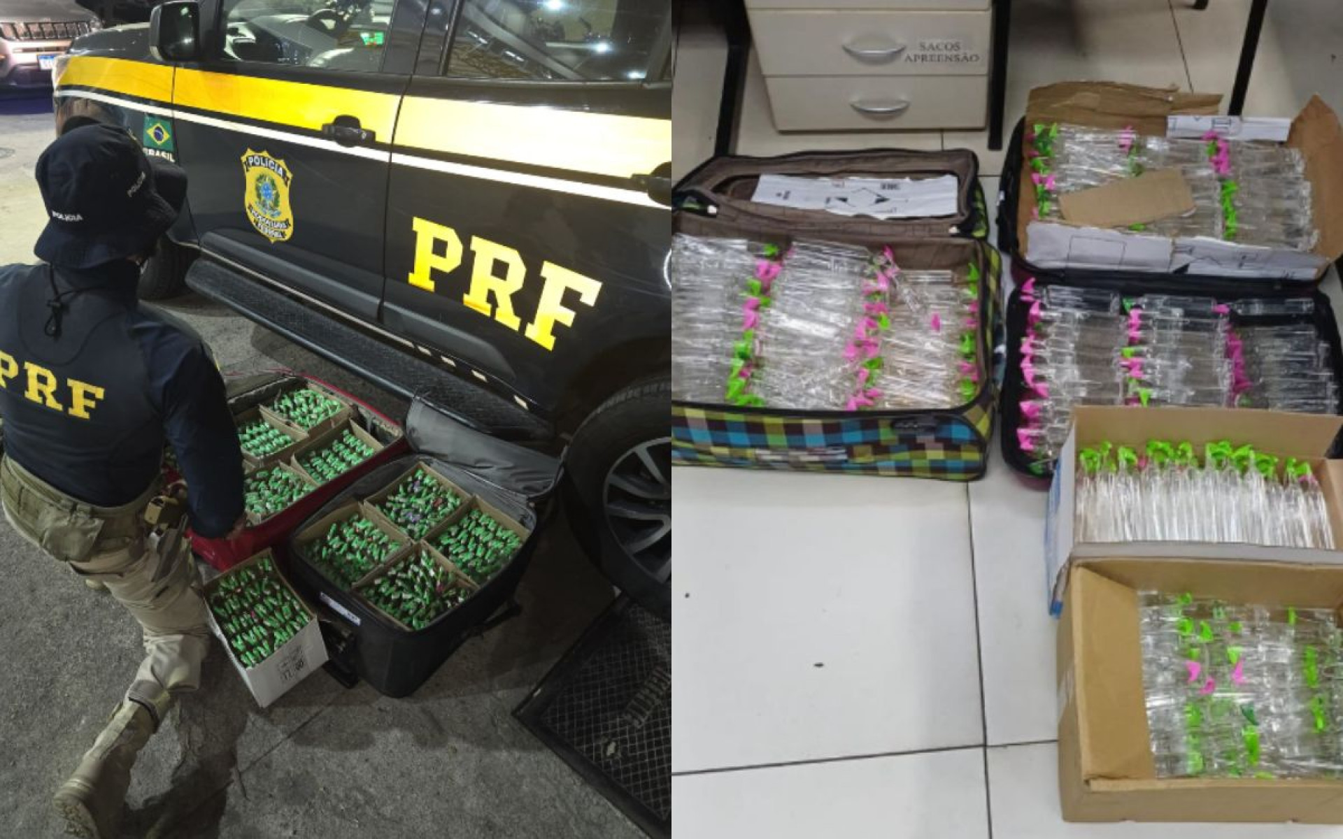 Adolescente é apreendida com 656 frascos de lança-perfume em Petrópolis