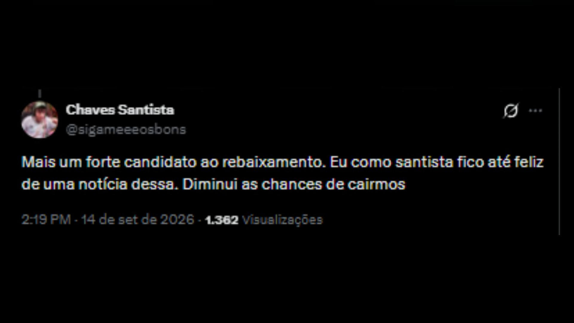 Torcedores de rivais do Botafogo celebrando o interesse da equipe em Tite - Reprodução/X @sigameeeosbons
