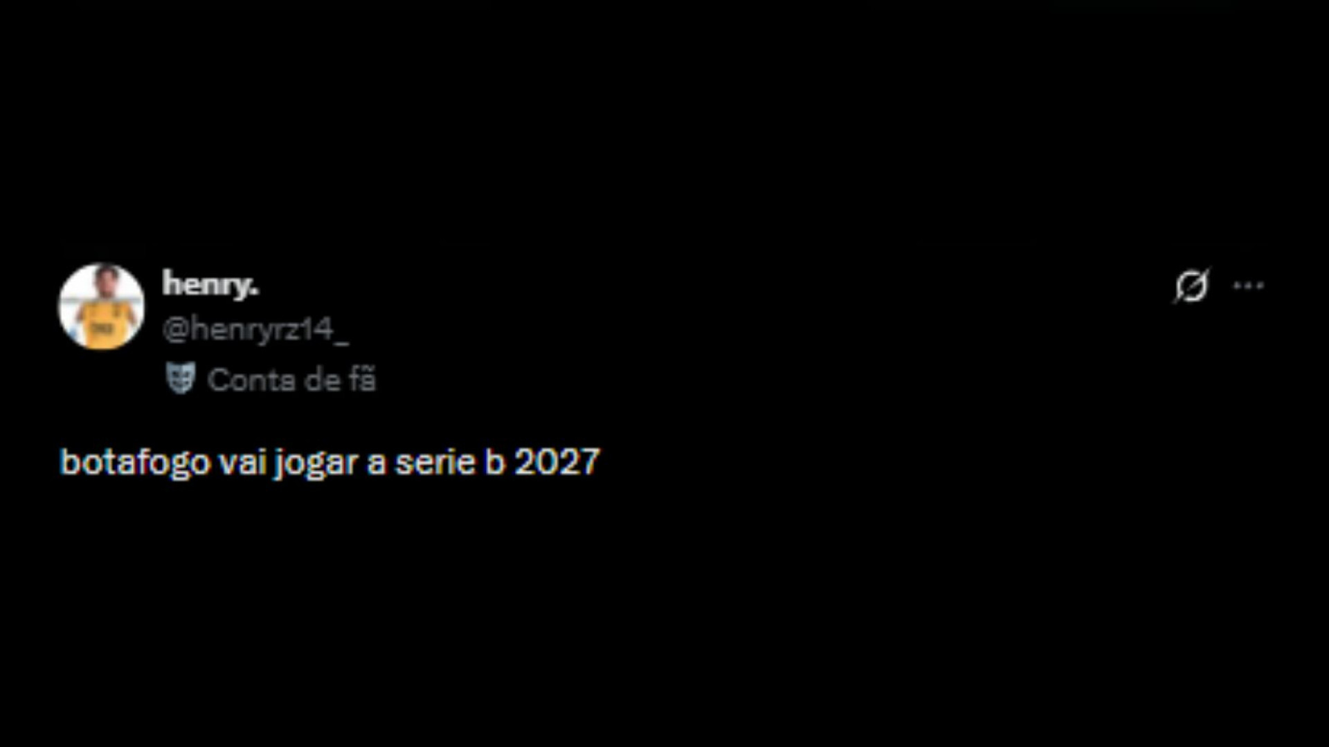 Torcedores de rivais do Botafogo celebrando o interesse da equipe em Tite - Reprodução/X @henryrz14_