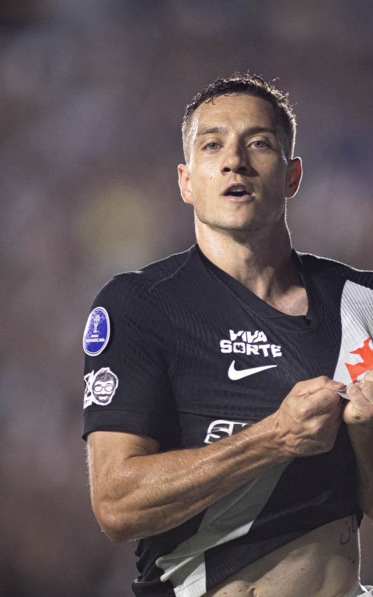 Bruno Duarte abriu o placar para o Vasco no primeiro tempo - Matheus Lima / Vasco