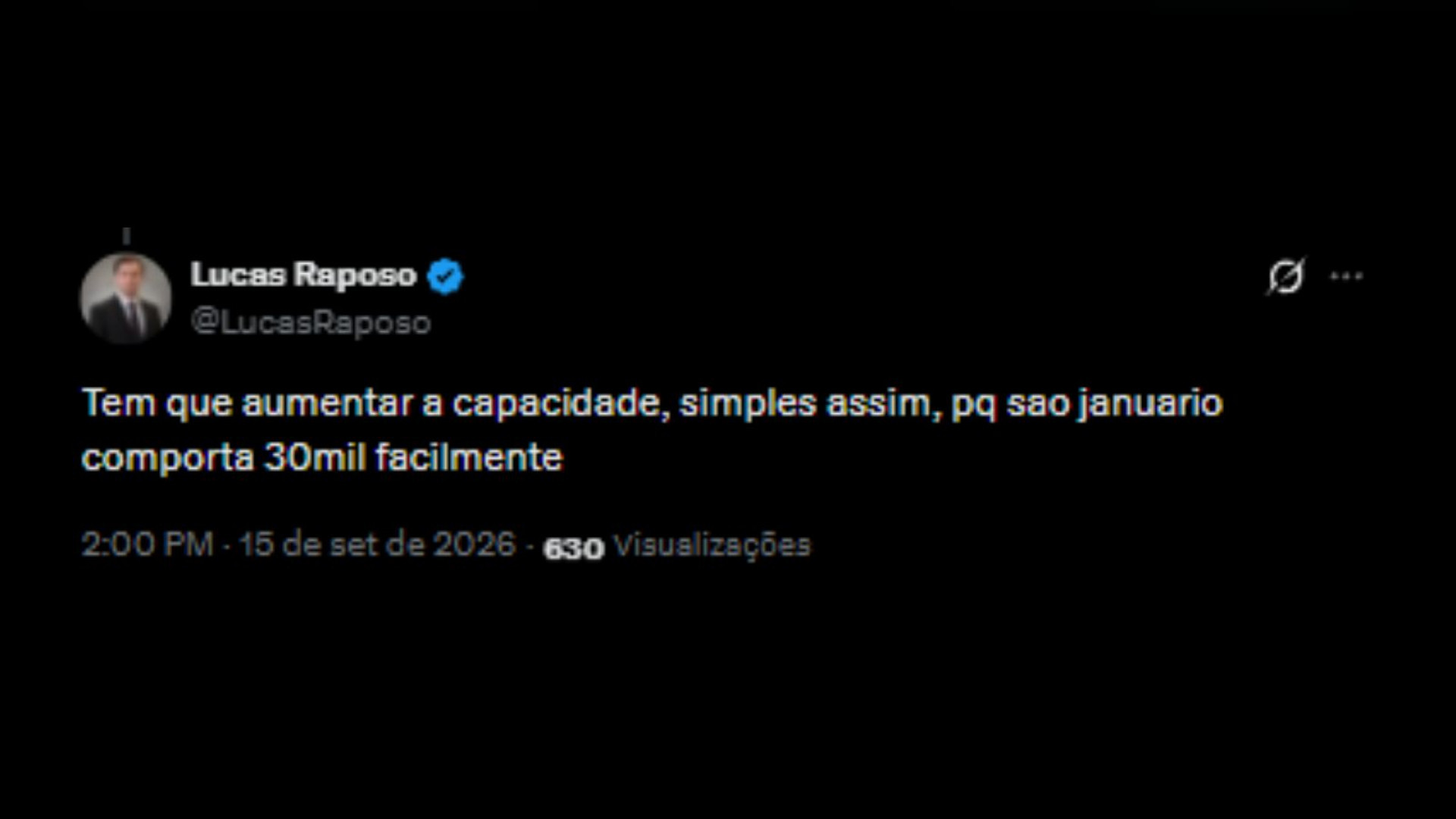 Vascaínos cobrando a demora para reformar o estádio de São Januário - Reprodução/X @LucasRaposo