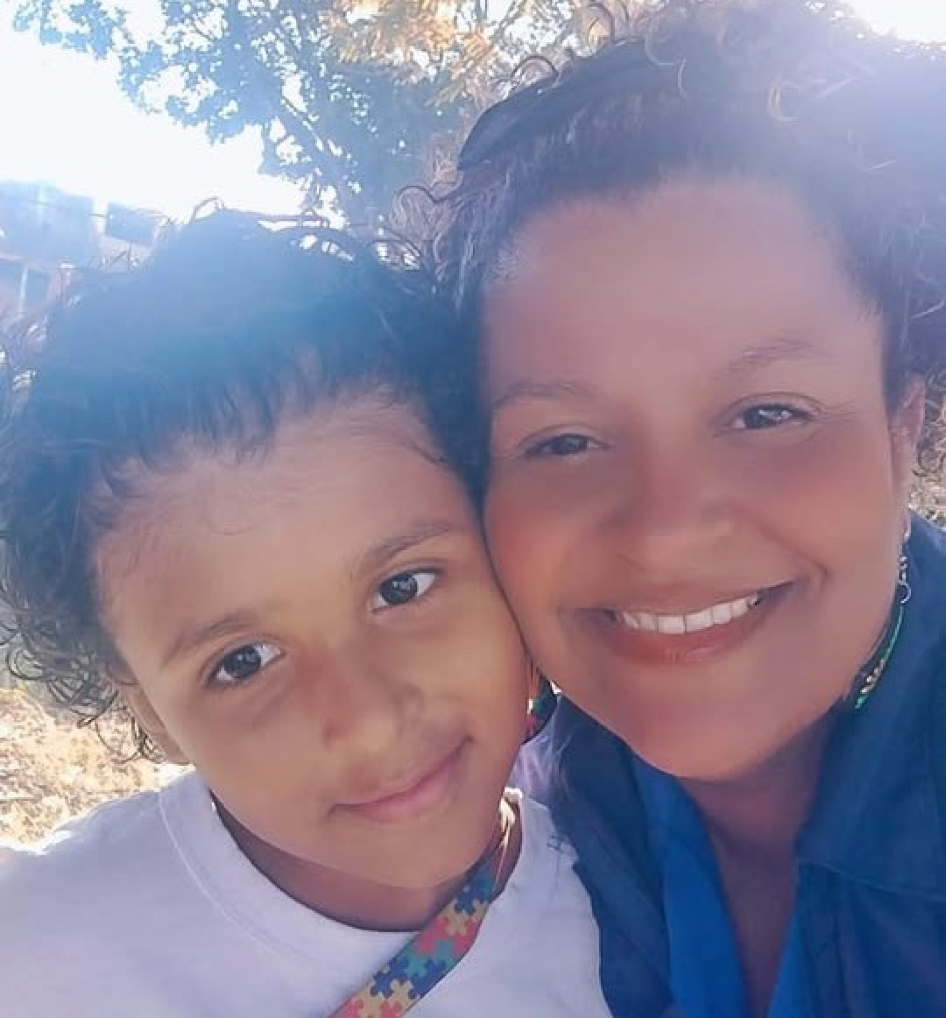 P&acirc;mela da Silva perdeu o filho, Nathan, afogado no Rio Guandu - Arquivo Pessoal