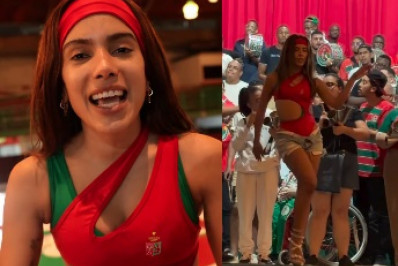 Vídeo: Rainha de bateria, Anitta samba muito na Grande Rio