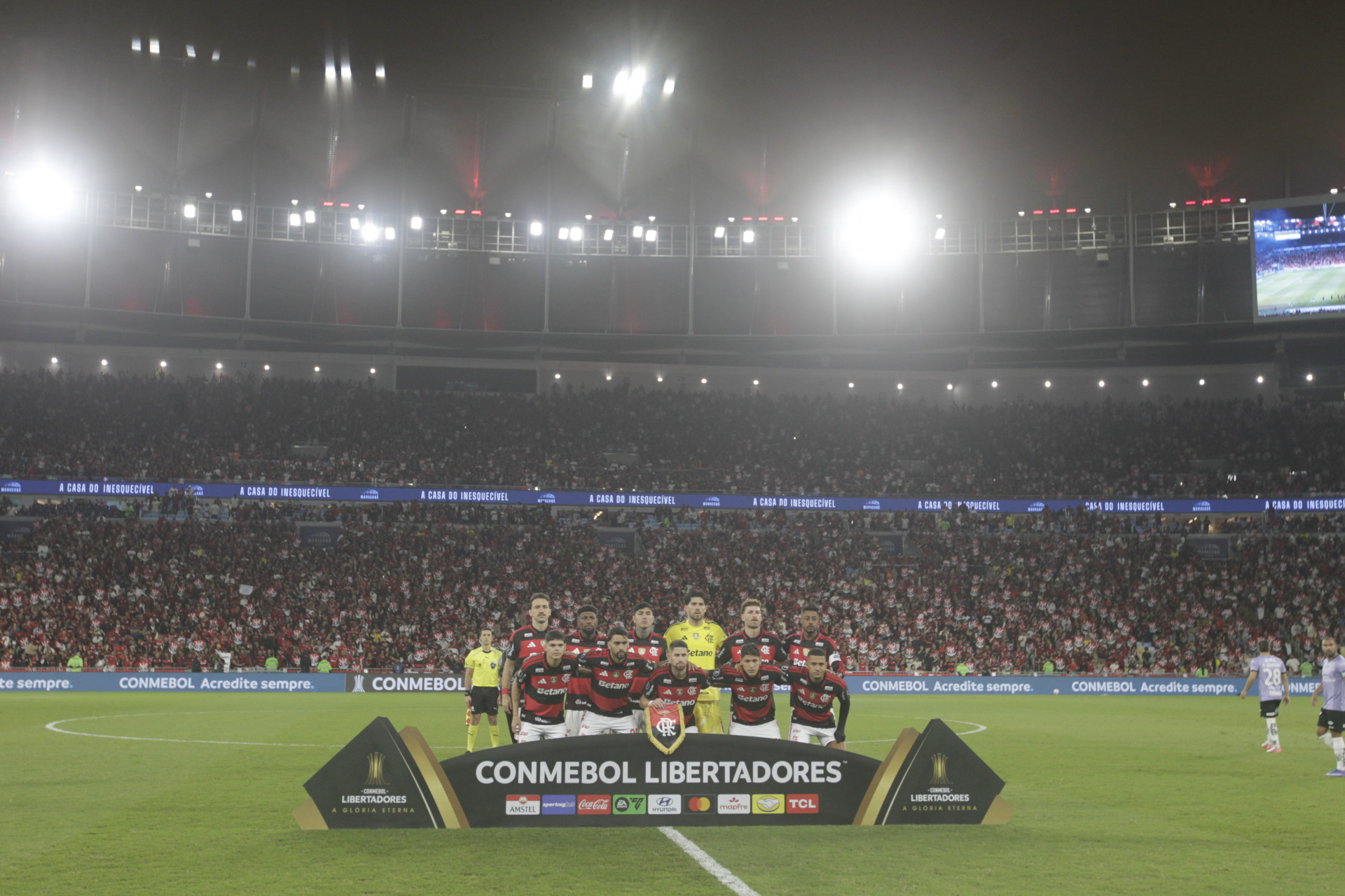 Flamengo enfrentou o Independiente del Valle, do Equador, no Maracan&atilde; - Reginaldo Pimenta/Ag&ecirc;ncia O Dia