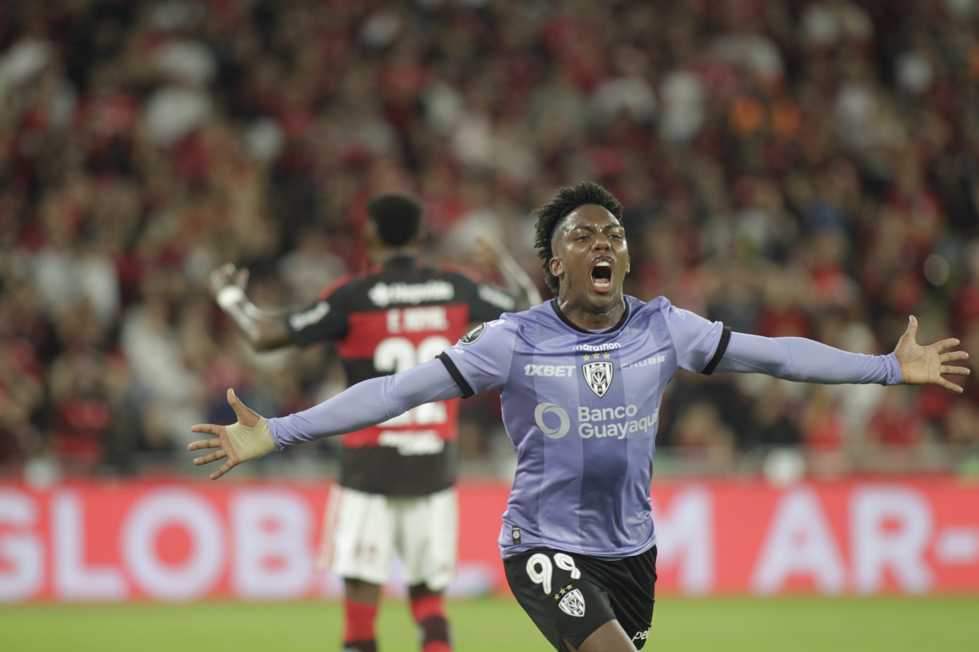 Flamengo enfrentou o Independiente del Valle, do Equador, no Maracan&atilde; - Reginaldo Pimenta/Ag&ecirc;ncia O Dia