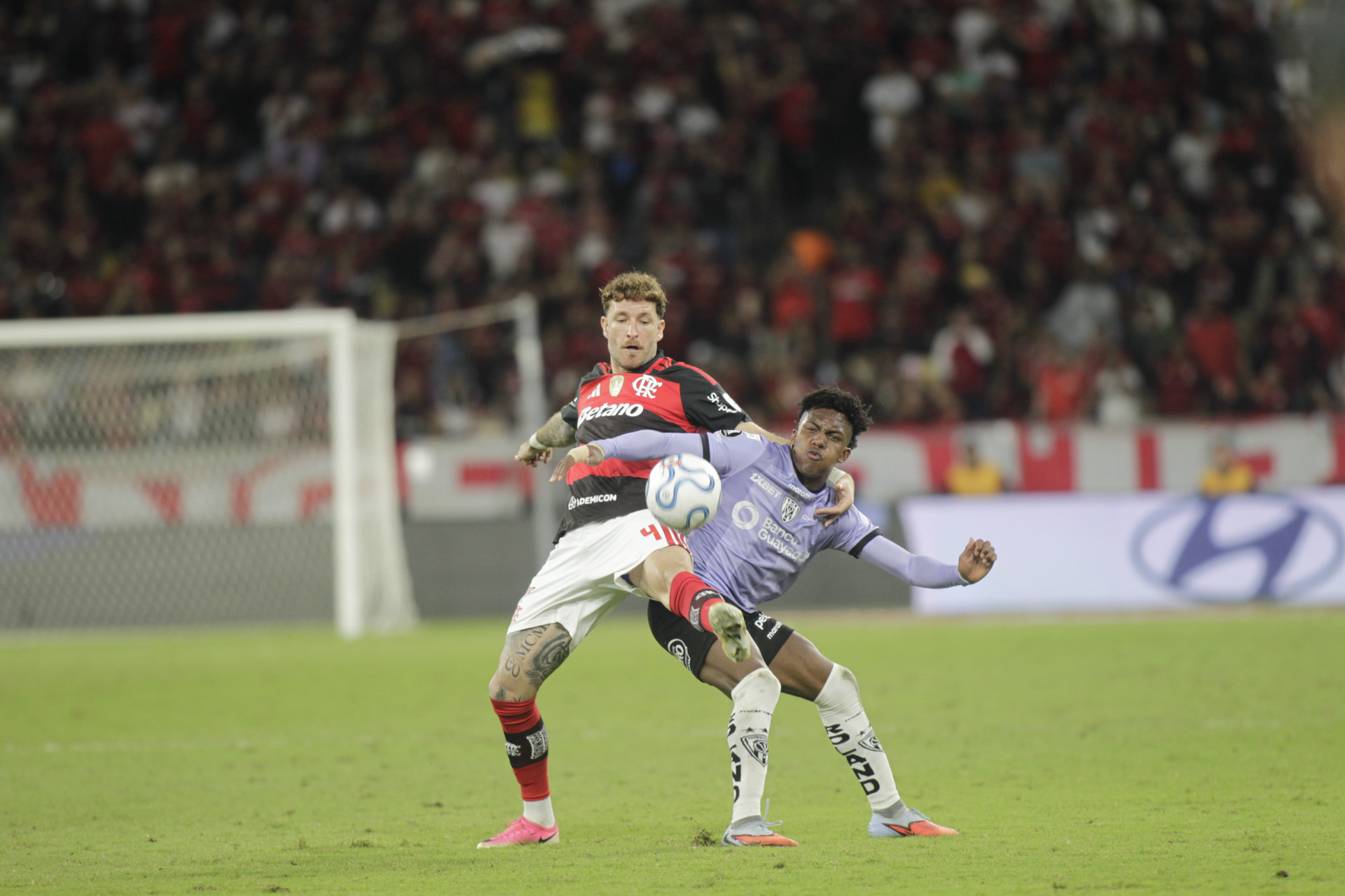 Flamengo enfrentou o Independiente del Valle, do Equador, no Maracan&atilde; - Reginaldo Pimenta/Ag&ecirc;ncia O Dia