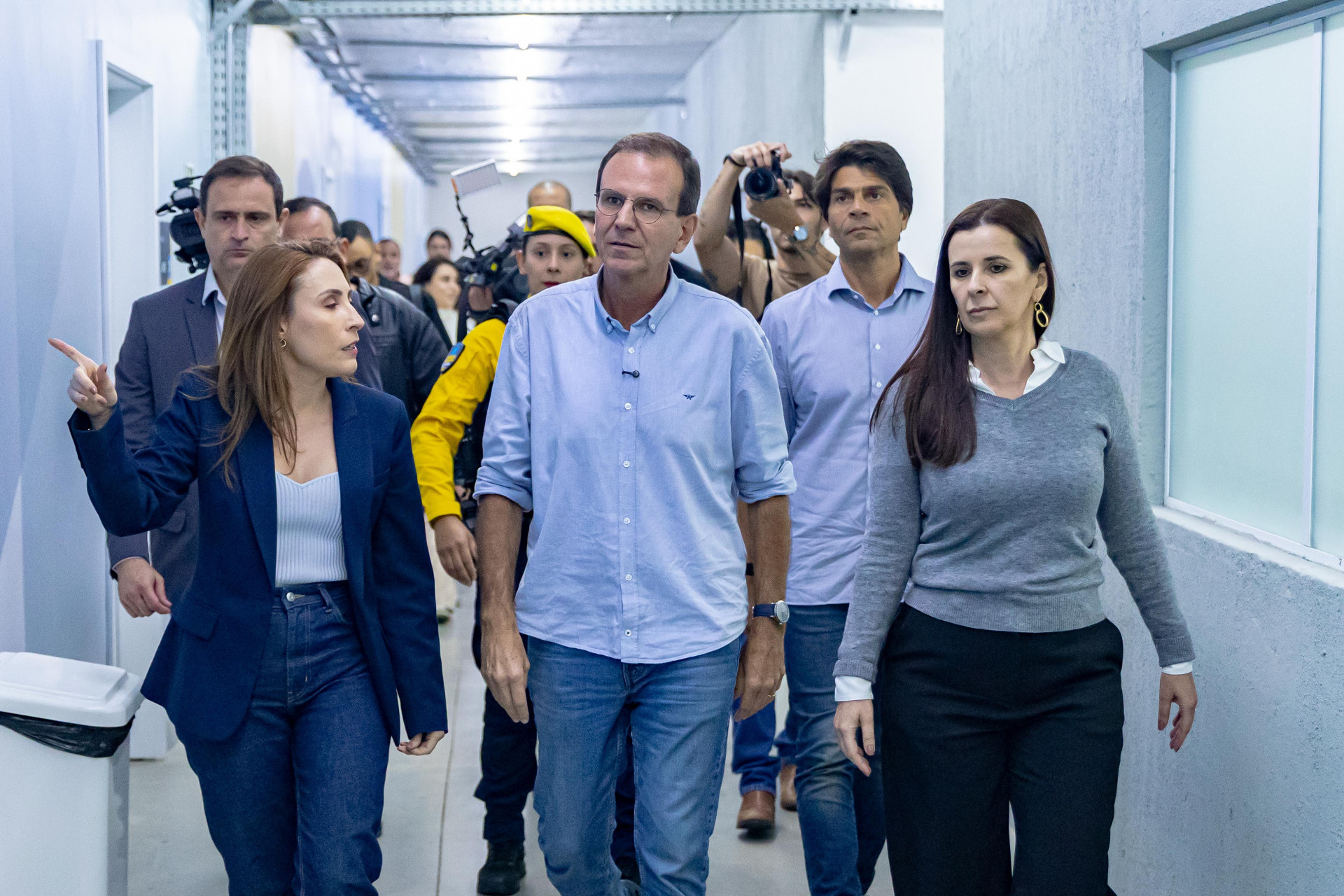 Paes visitou o Centro de Treinamento da Divisão de Elite da Guarda Municipal em Irajá - Divulgação