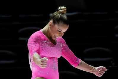 Flávia Saraiva e Rebeca Andrade fazem dobradinha na Copa do Mundo