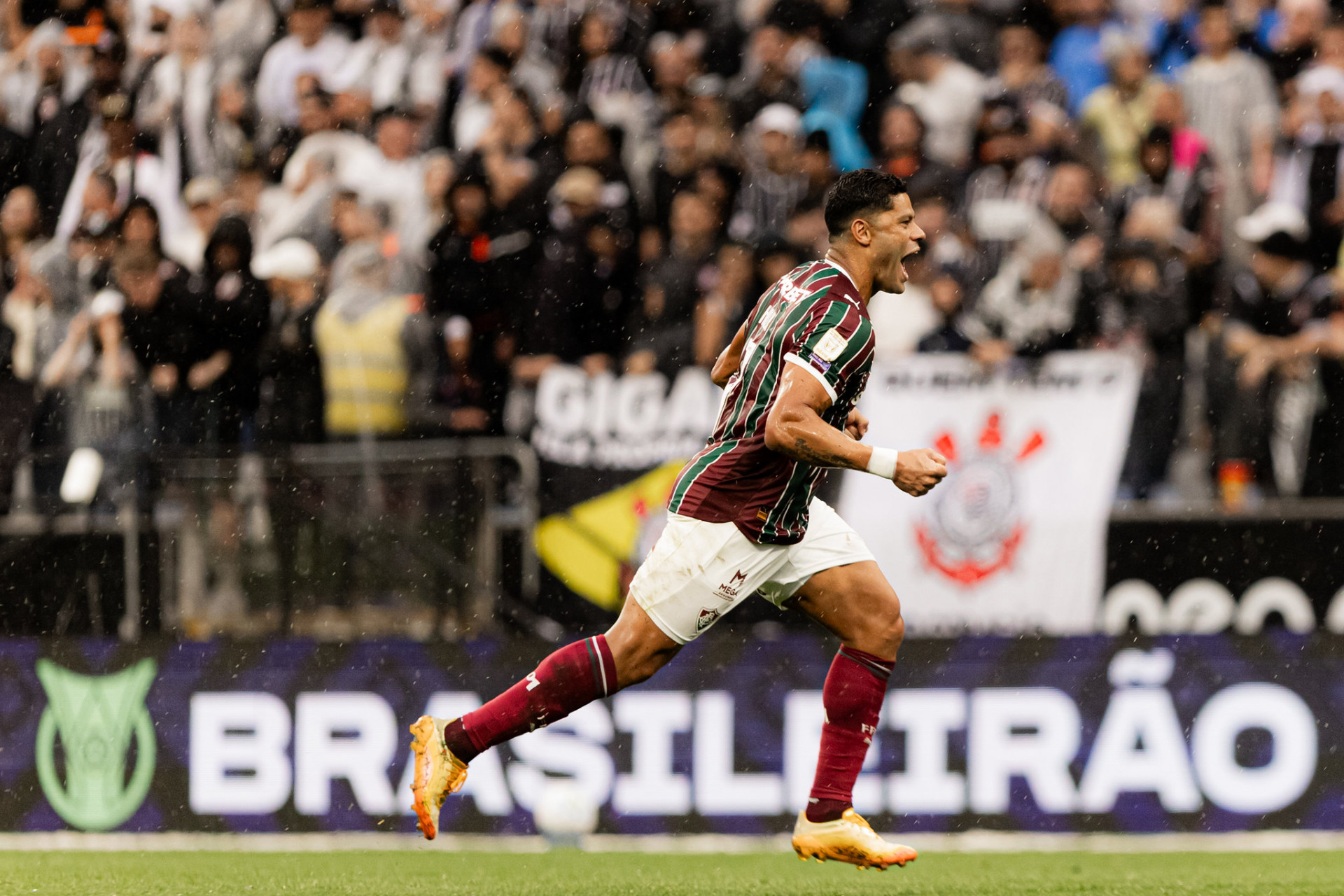 Hulk marcou dois gols para o Fluminense contra o Corinthians - Marina Garcia/Fluminense FC