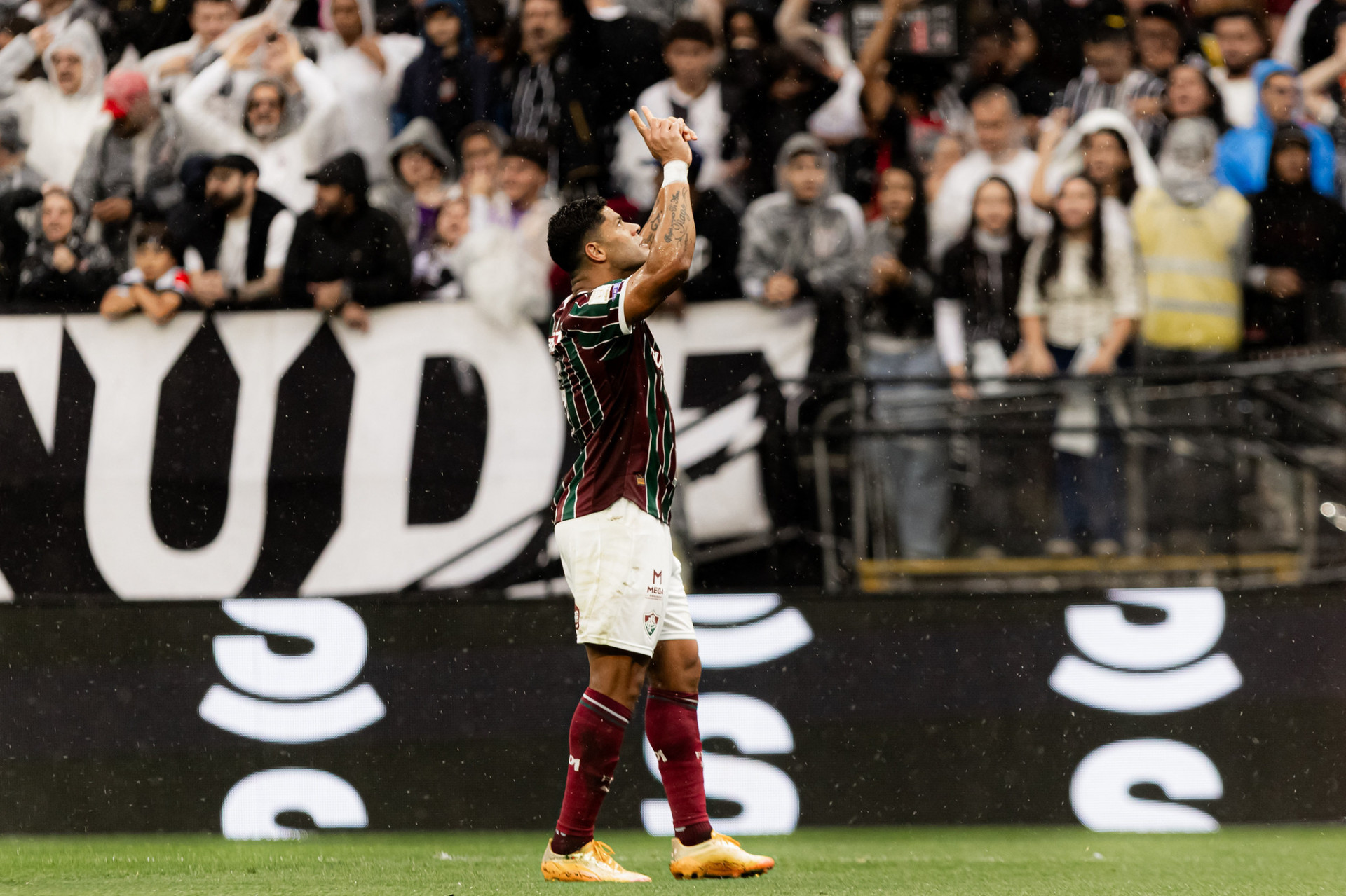 Hulk marcou dois gols para o Fluminense contra o Corinthians - Marina Garcia/Fluminense FC