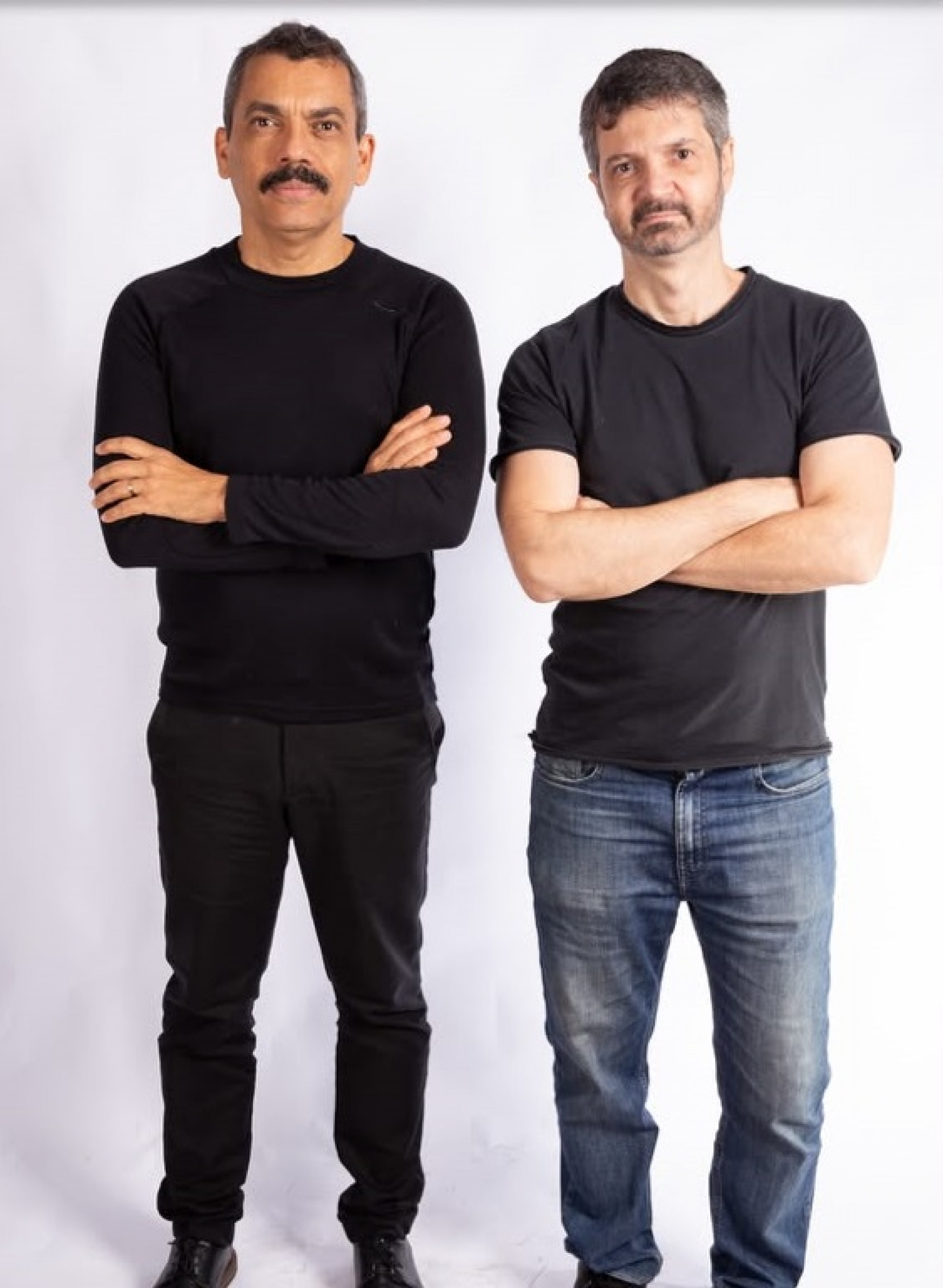Alexandre Lino e  Paulo Fontenelle dirigem o espet&aacute;culo 'Sala dos Professores' - DIVULGA&Ccedil;&Atilde;O