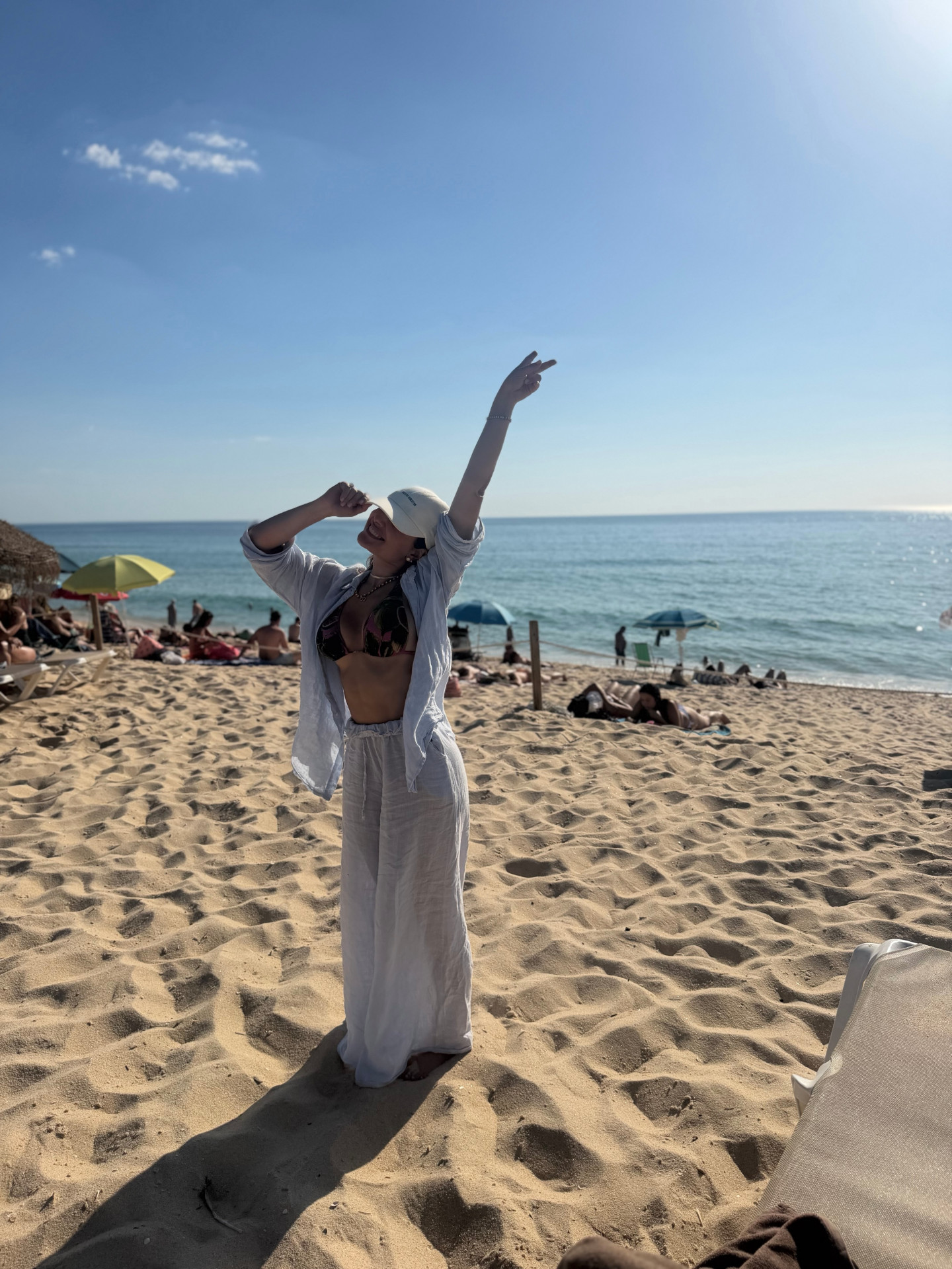 Vanessa Giacomo aproveitou Praia da Comporta, em Portugal
- Reprodução / Instagram