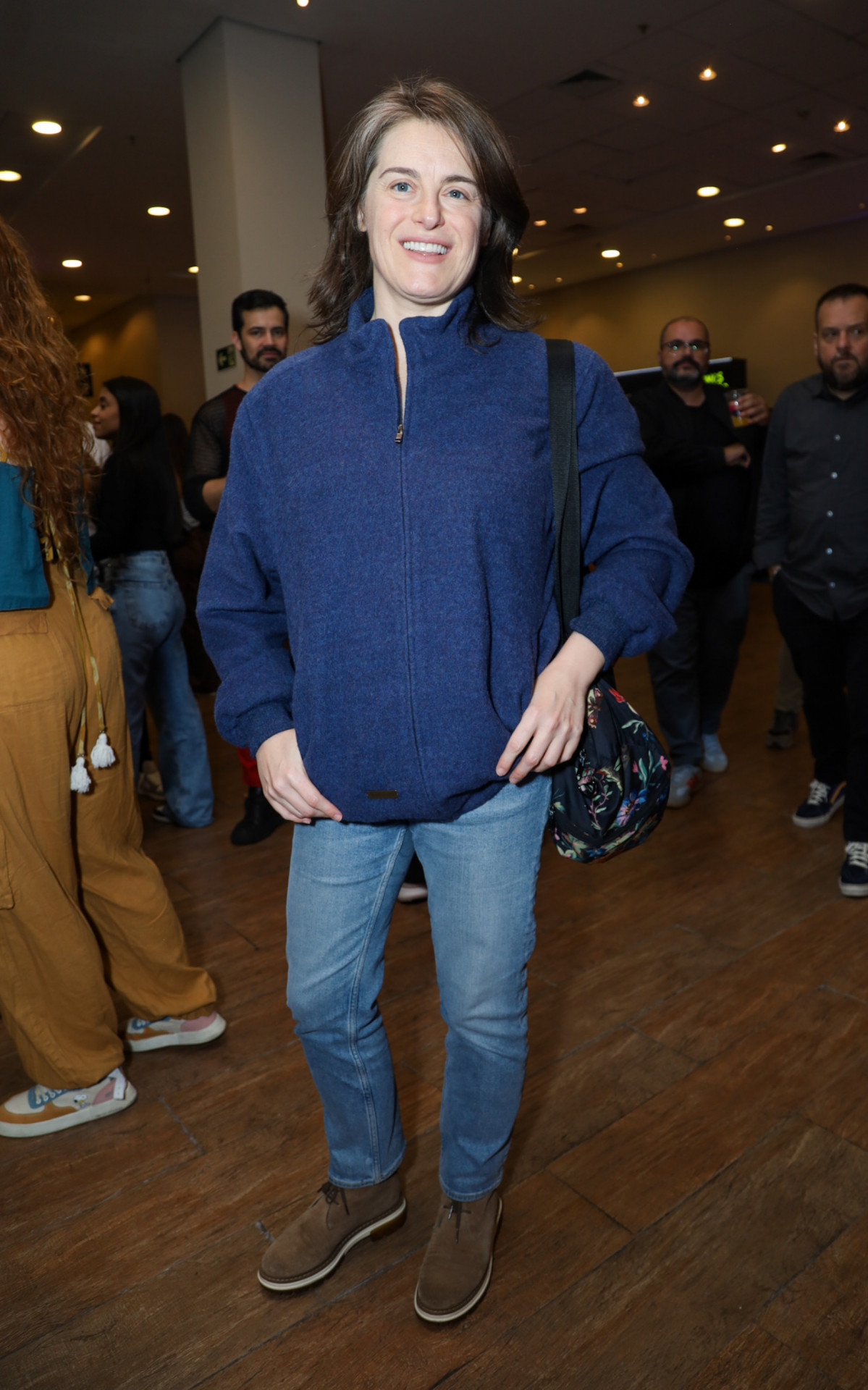 Alessandra Maestrini esteve na estreia do musical \'Feliz Ano Velho\'