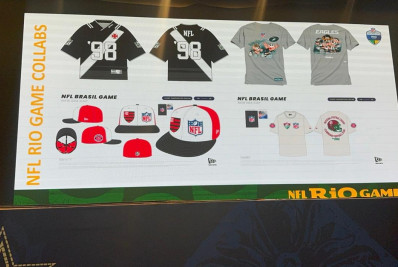Cole&ccedil;&atilde;o de produtos da NFL faz alus&atilde;o a times cariocas e &agrave; Turma da M&ocirc;nica - Gabriel Salotti / Ag&ecirc;ncia O Dia