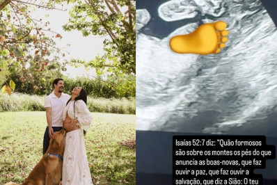 Nicolas Prattes mostra ultrassom do primeiro filho com Sabrina Sato