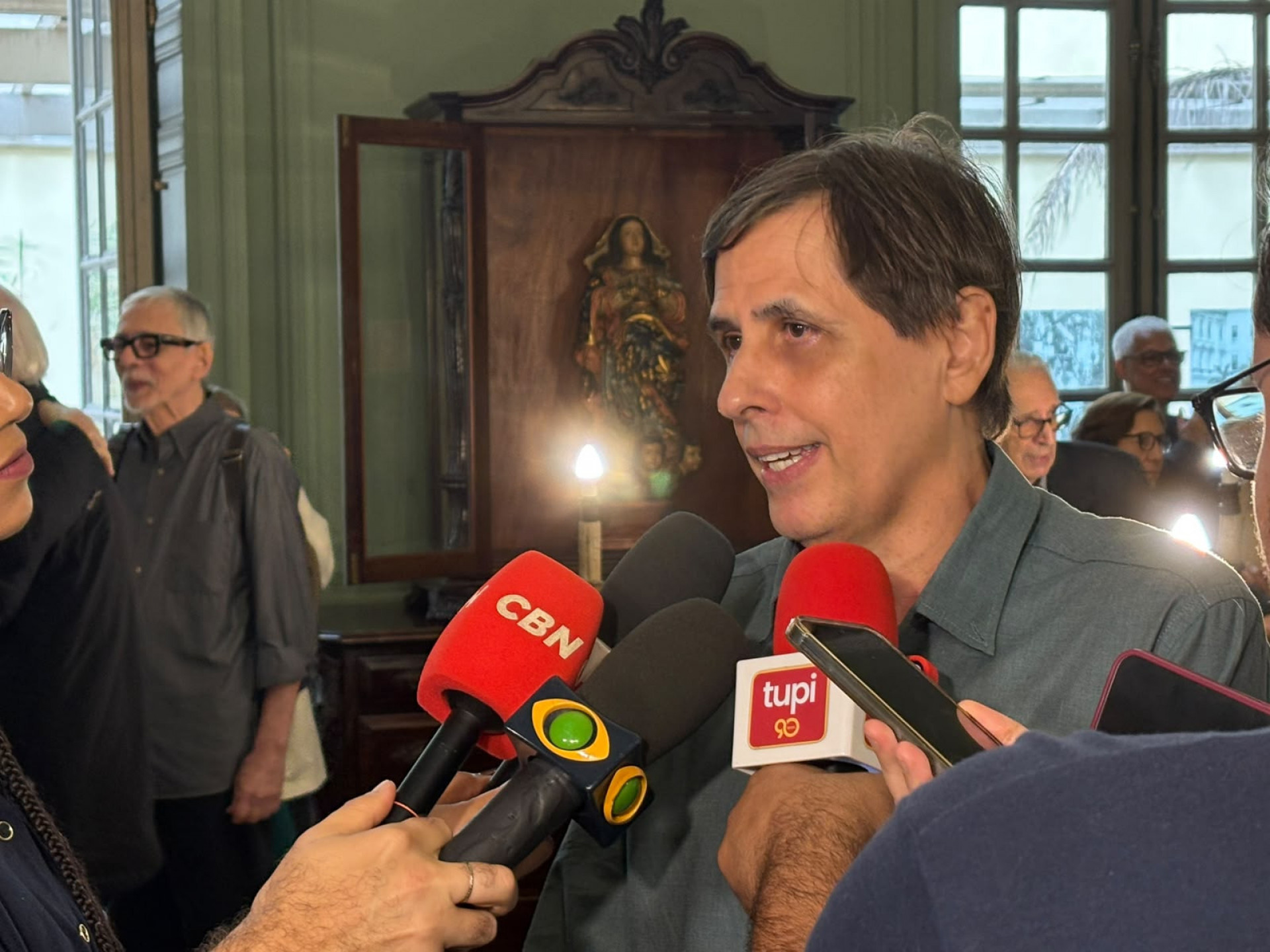Mauro Ventura contou que o Zuenir era um 'paizão' para todos - Fred Vidal / Agência O Dia