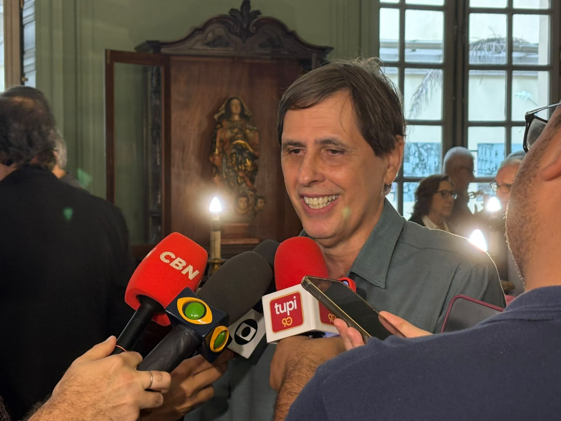 Mauro Ventura contou que o Zuenir era um 'paizão' para todos - Fred Vidal / Agência O Dia