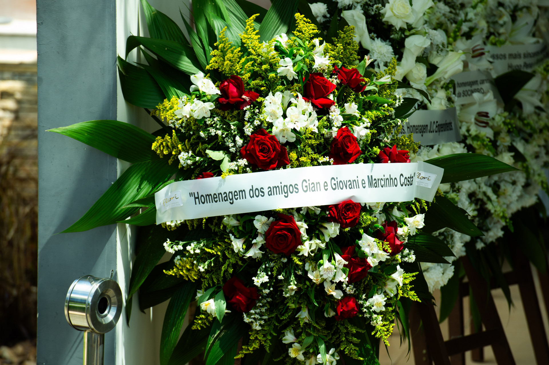 Dupla Gian e Giovani prestou homenagem no velório - Eduardo Martins / Brazil News