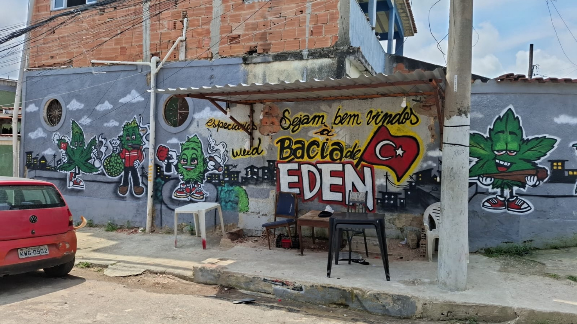 Policiais civis realizaram ação na comunidade Bacia do Éden, em São João de Meriti - Reprodução